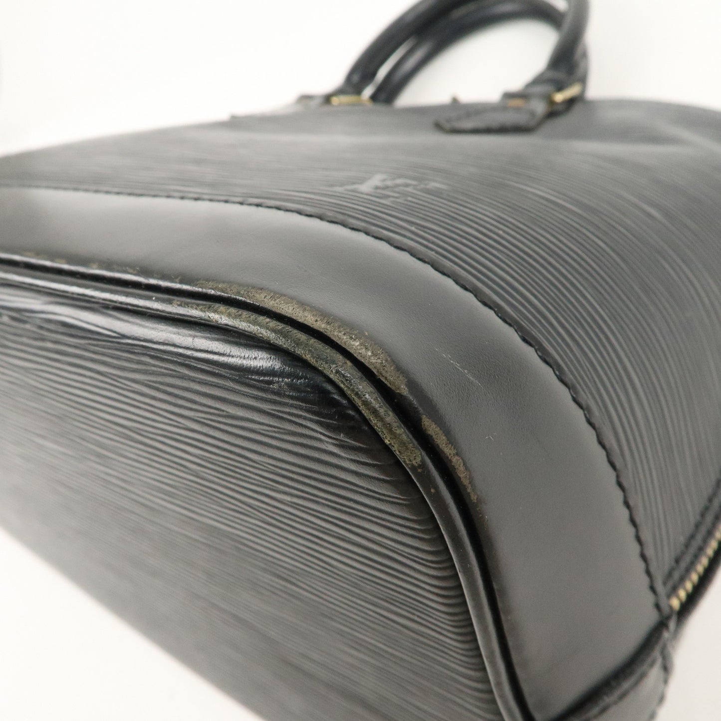 Louis Vuitton Epi Leather Alma Hand Bag Noir Black M52142