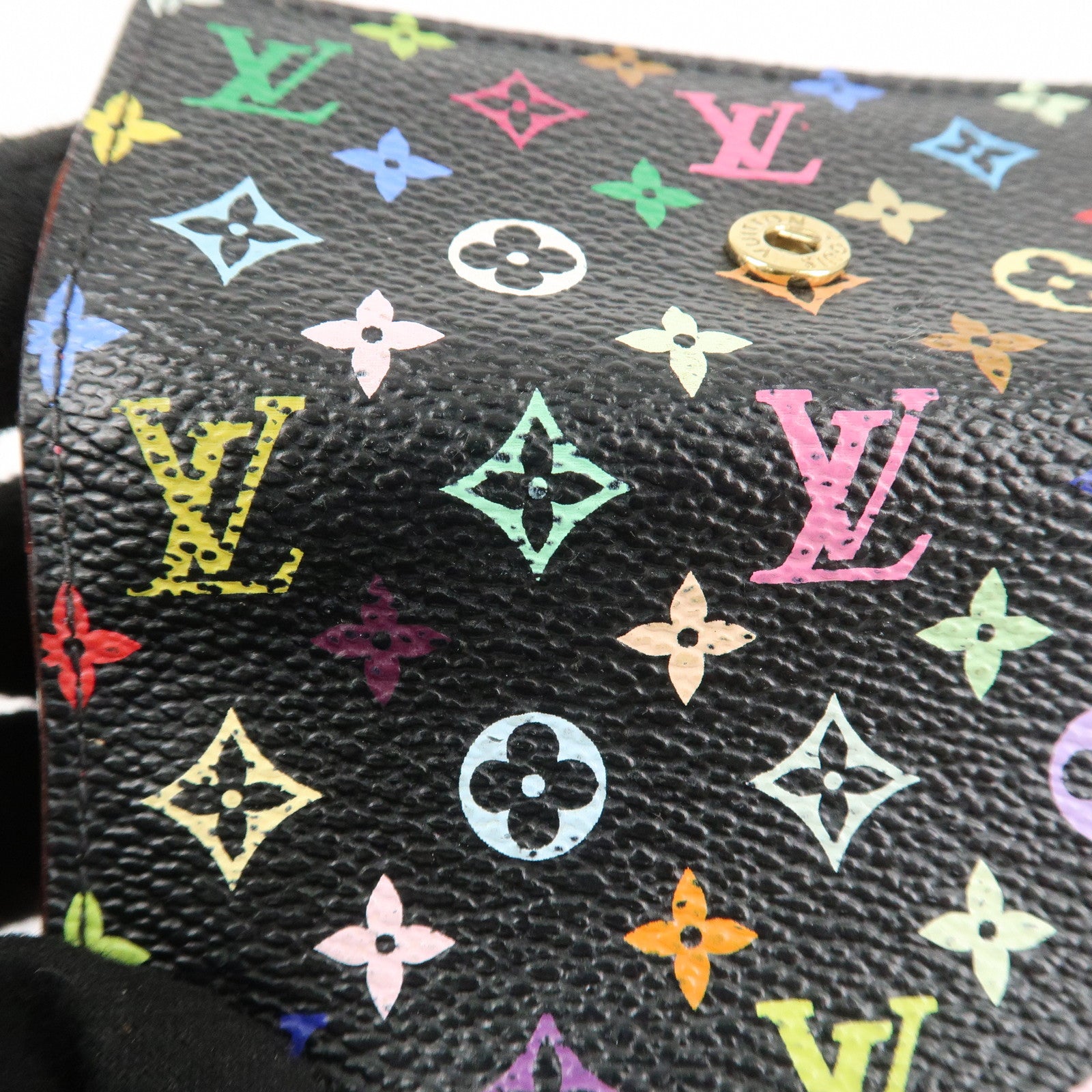 Louis Vuitton Monogram Multicolor Multicles 4 Key Case Noir M93732 Used