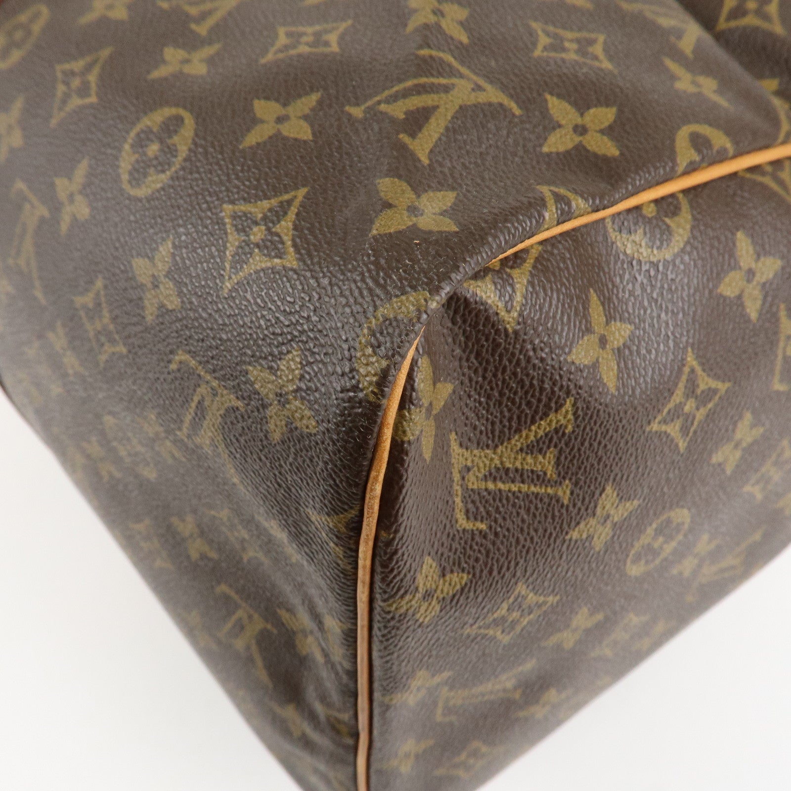 Louis Vuitton Monogram Sac Souple 55 Boston Bag Brown M41622