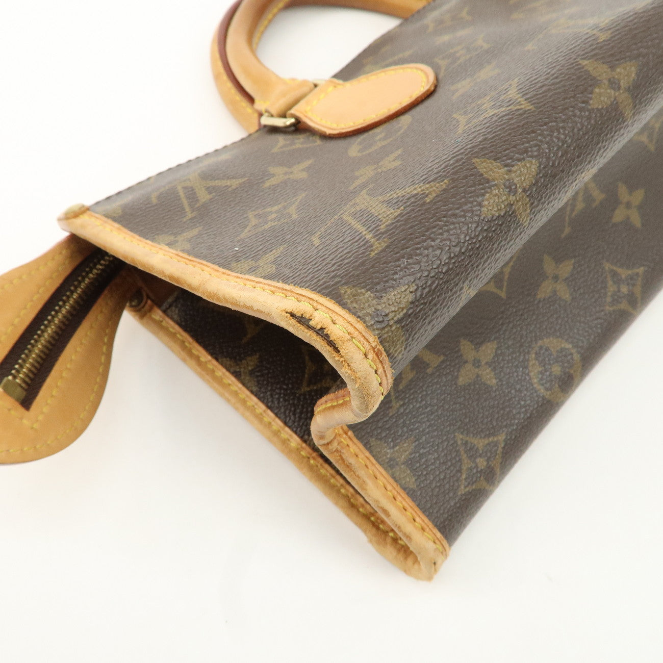 Louis Vuitton Monogram Popincourt Hand Bag Brown M40009