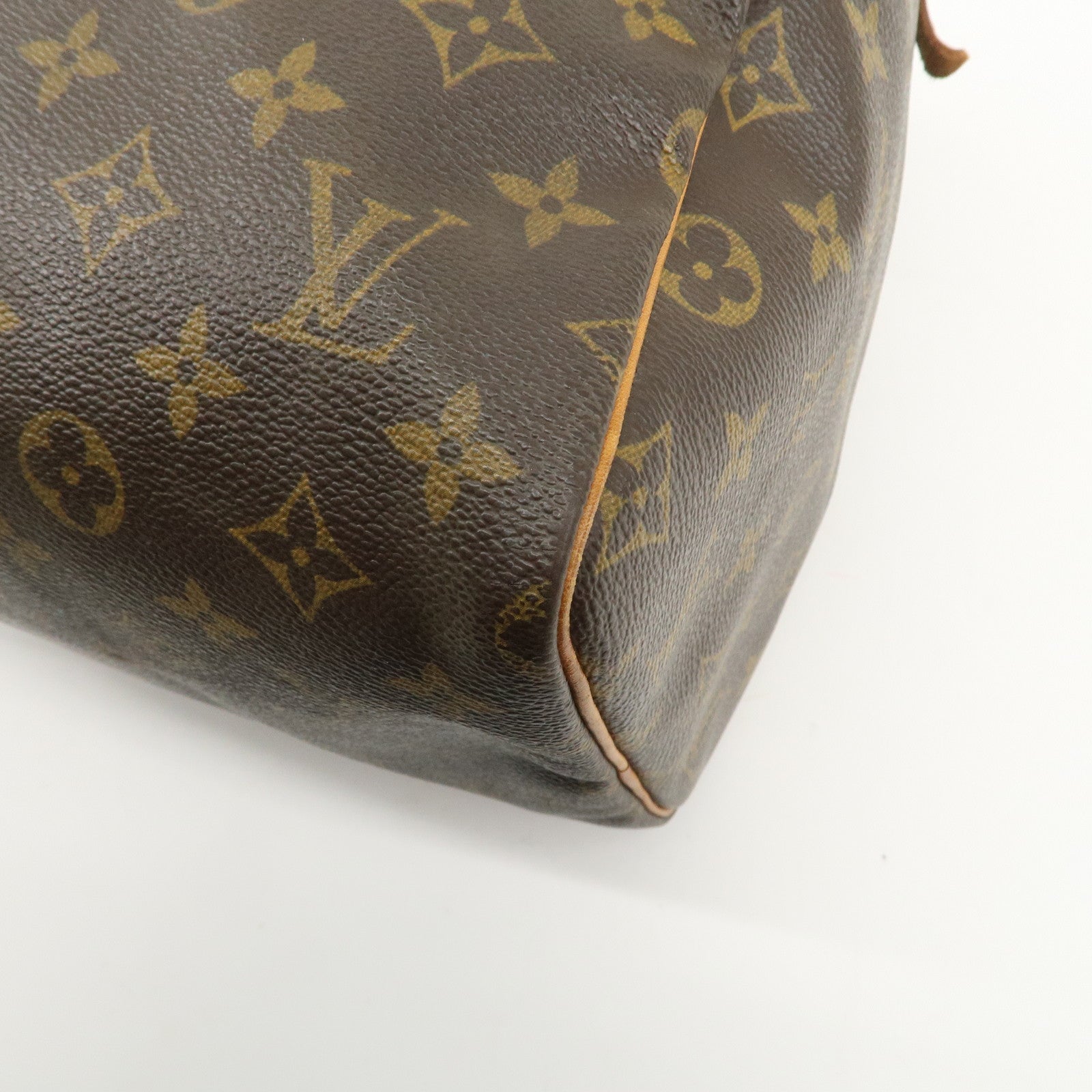 Louis Vuitton Monogram Speedy 30 Hand Bag Boston Bag M41526 Used