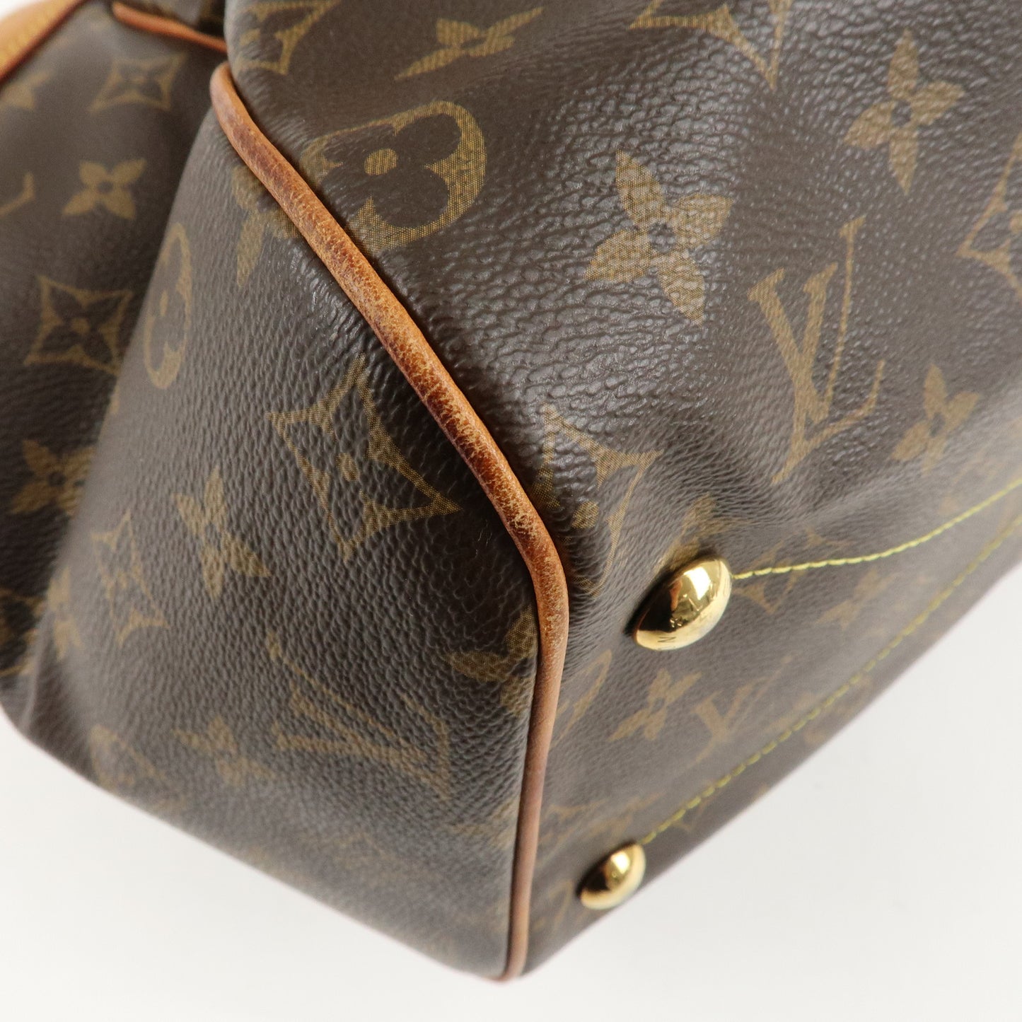 Louis Vuitton Monogram Tivoli GM Shoulder Bag Brown  M40144