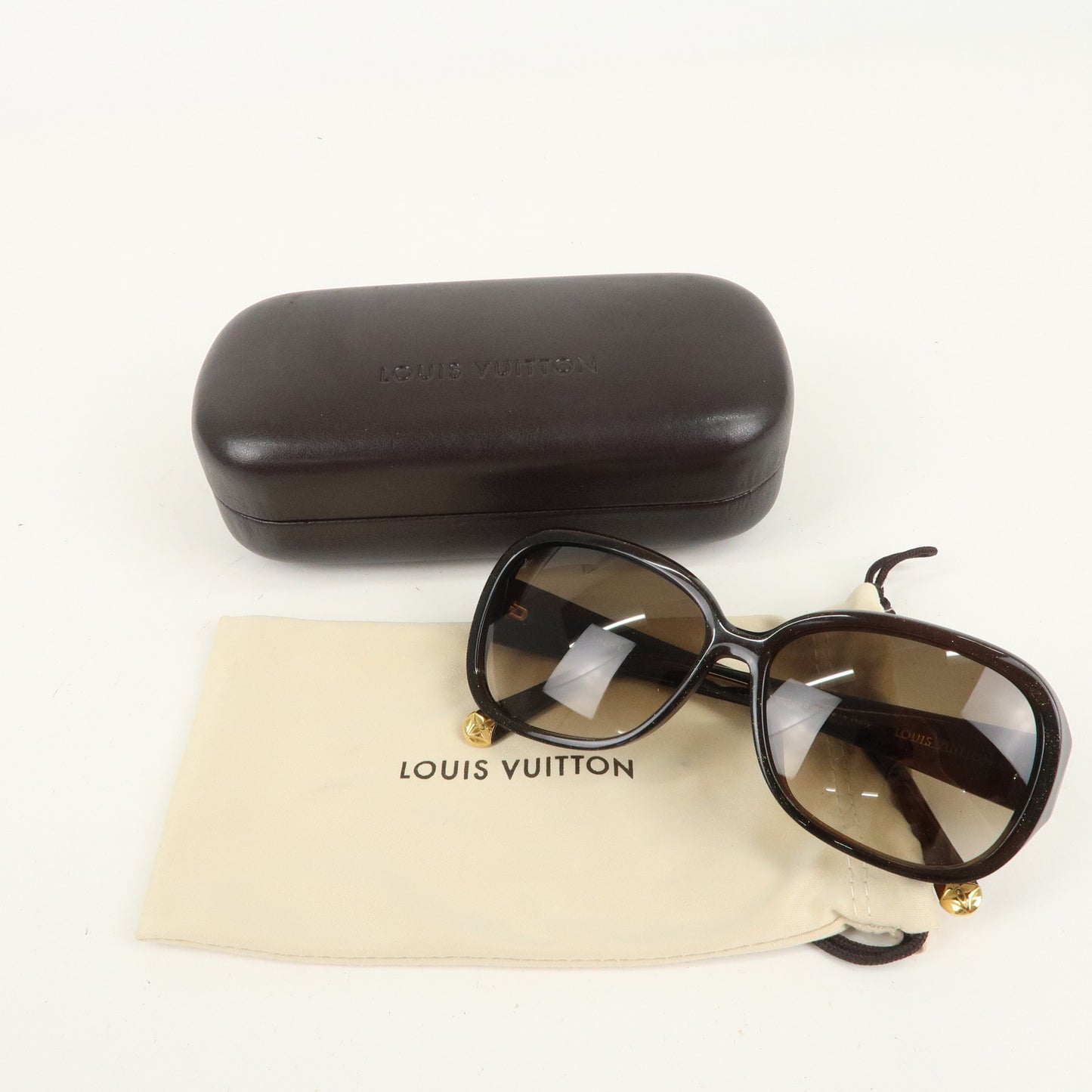 Louis Vuitton Obsession GM Sunglasses 59□15 Brown Z0459E