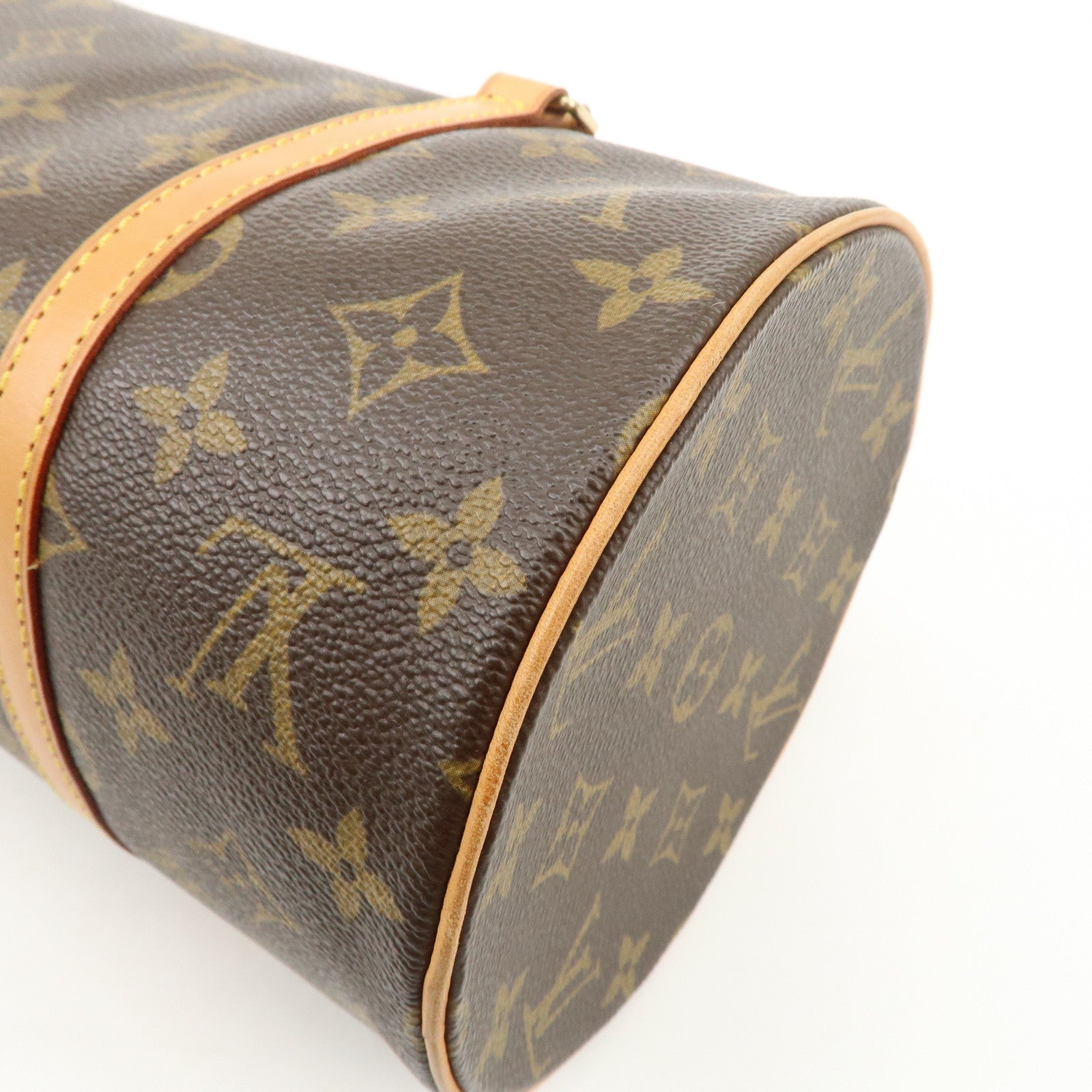 Louis Vuitton Monogram Papillon 30 Hand Bag Brown M51385