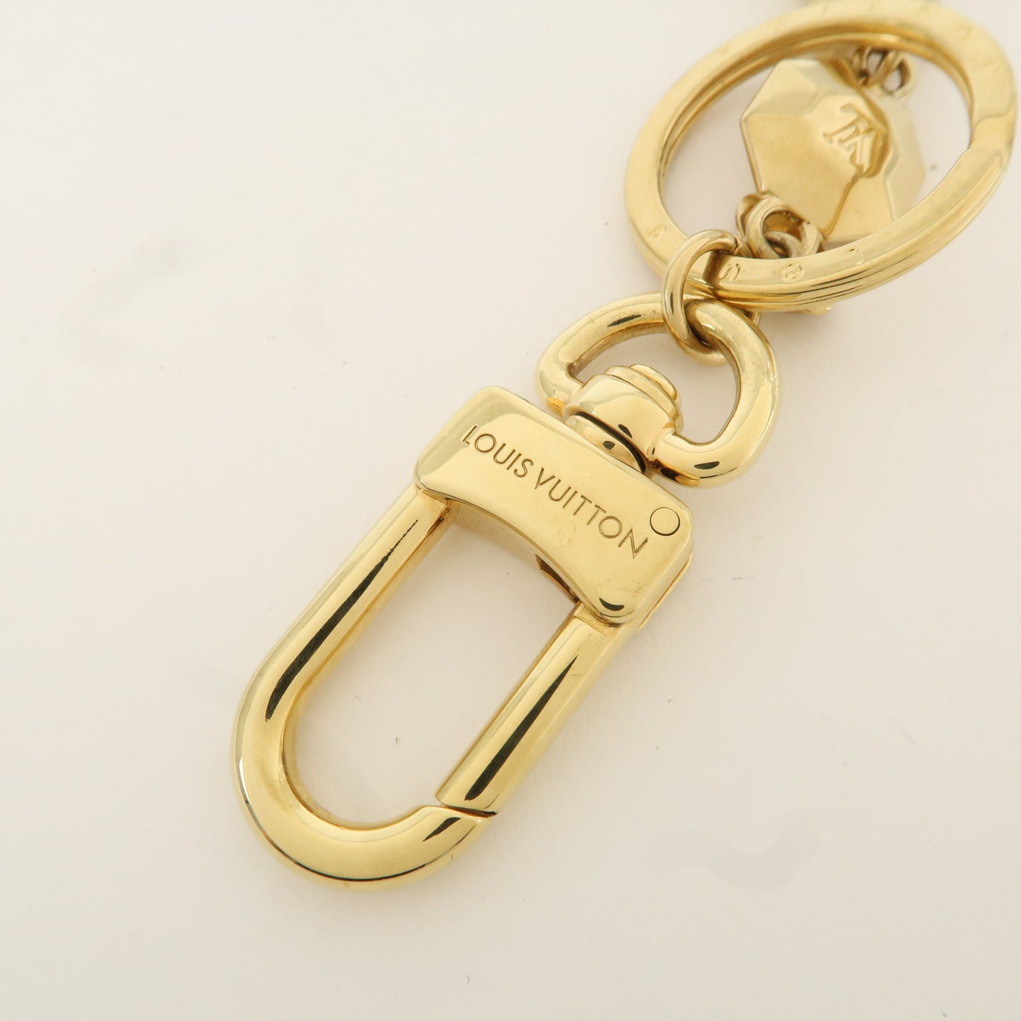 Louis Vuitton Porte Cles LV Facettes Bag Charm Gold M65216