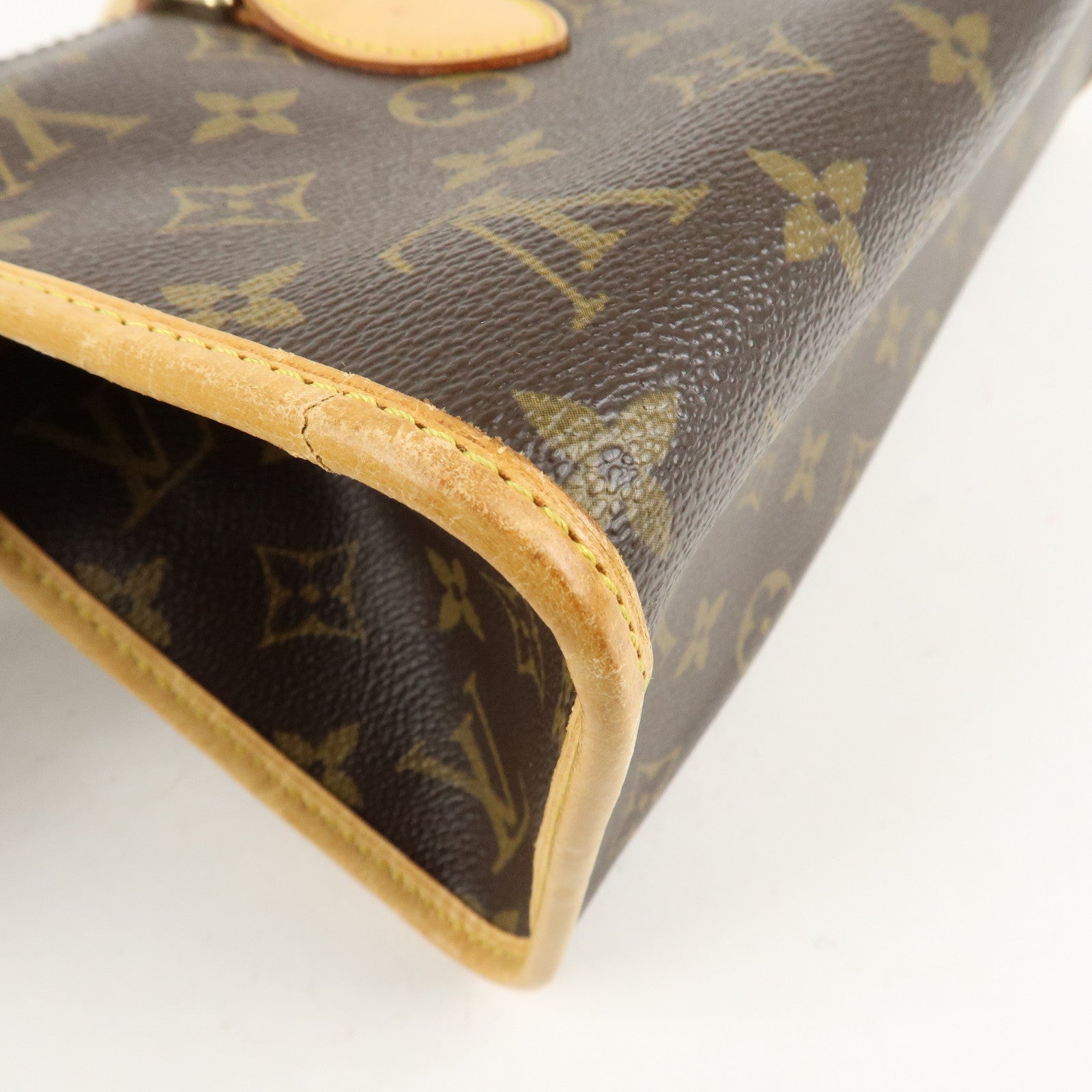 Louis Vuitton Monogram Popincourt Hand Bag Brown M40009