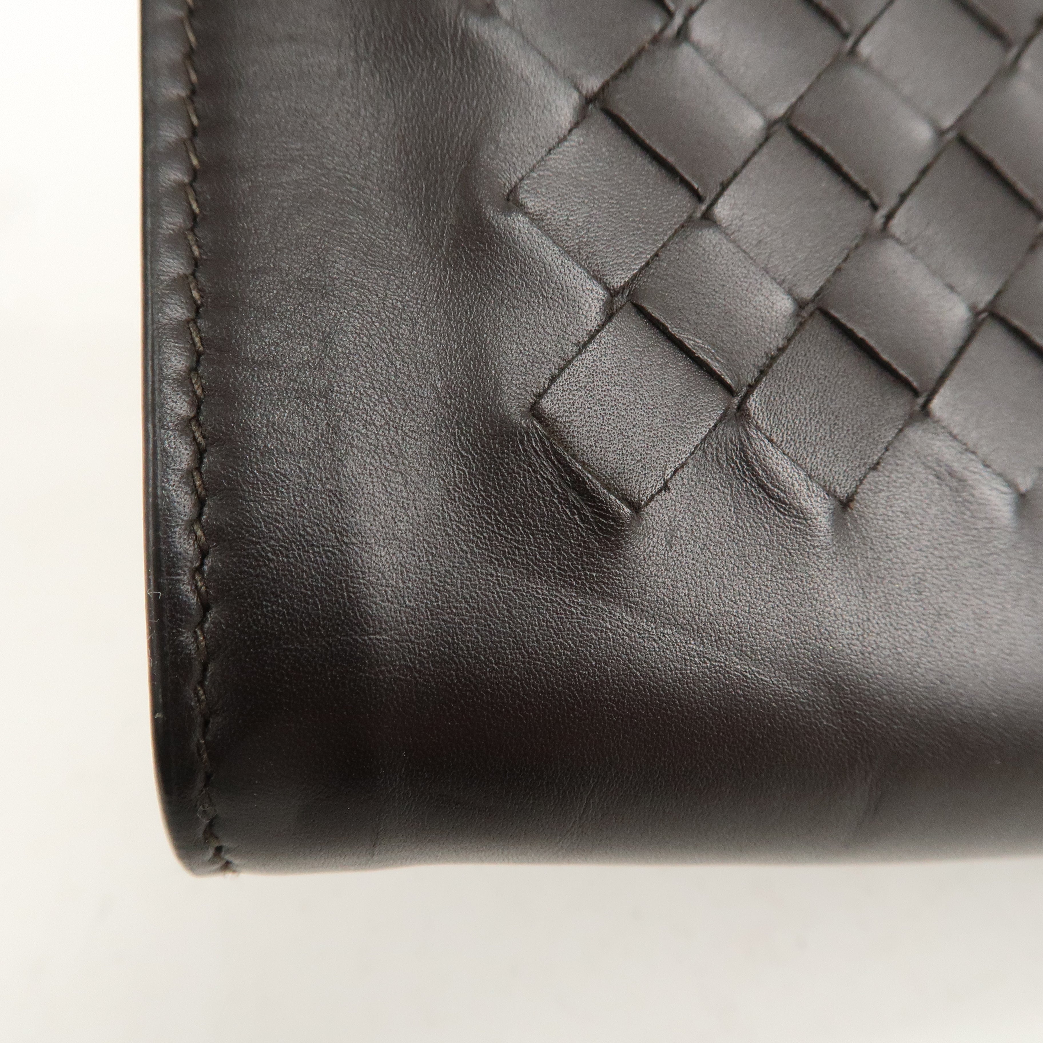 BOTTEGA VENETA Intrecciato Leather Second Bag Clutch Bag