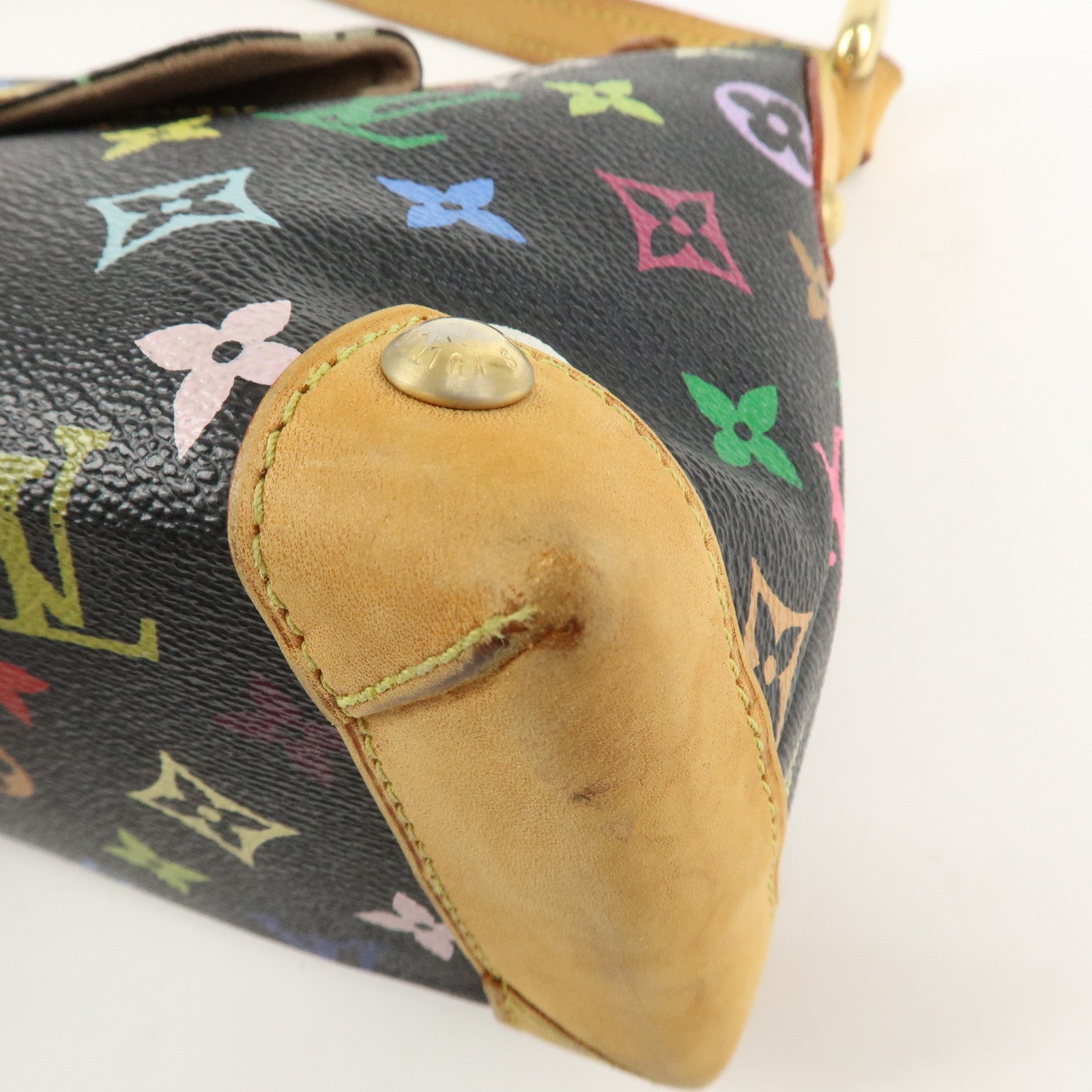 Louis Vuitton Monogram Multicolor Eliza Shoulder Bag M40099 Black Used