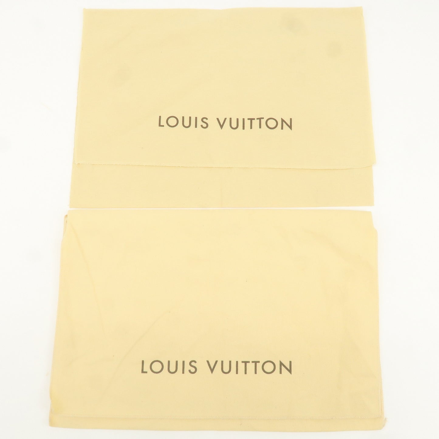 Louis Vuitton Set of 10 Dust bag Flap Type Beige