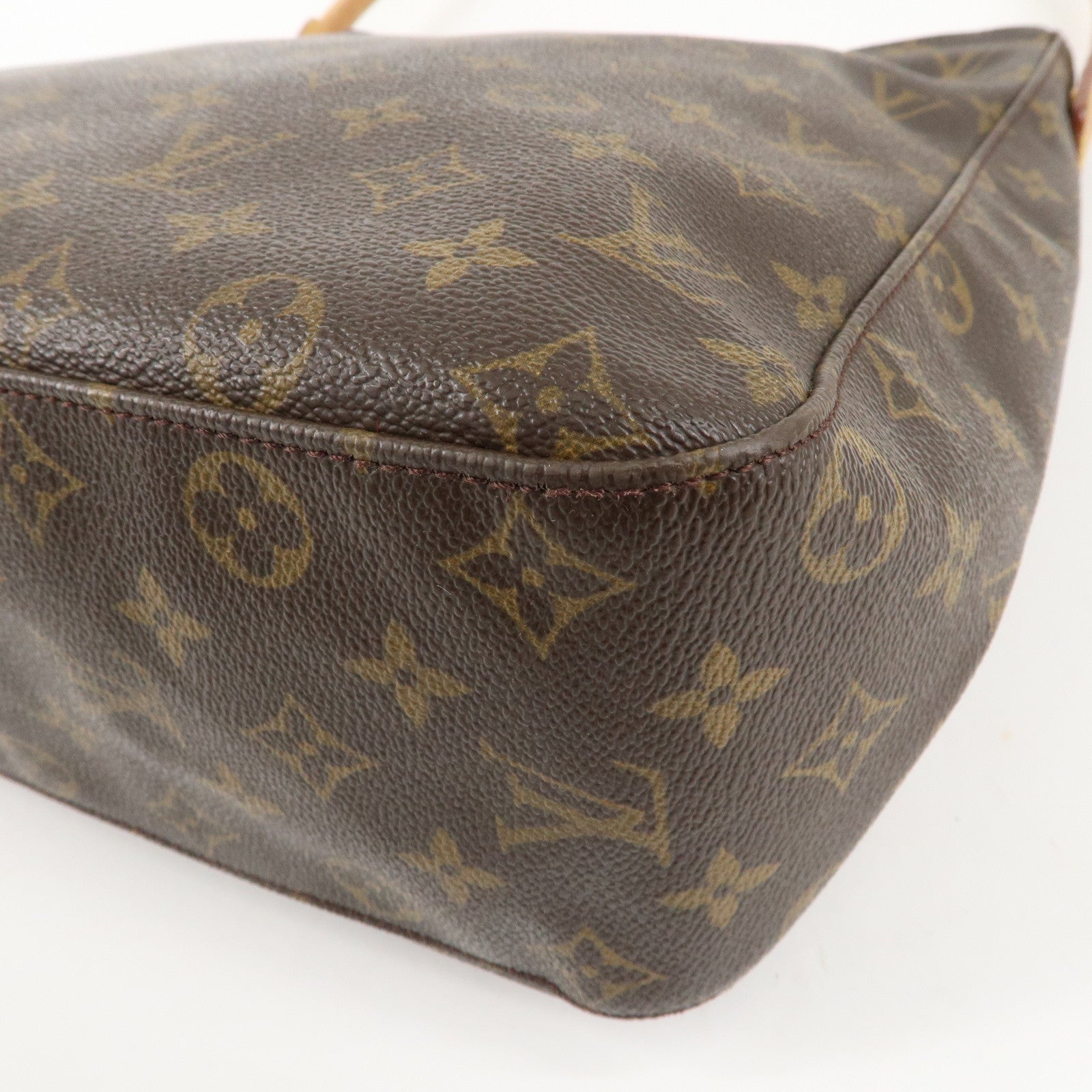 Louis Vuitton Monogram Looping GM Shoulder Bag Brown M51145