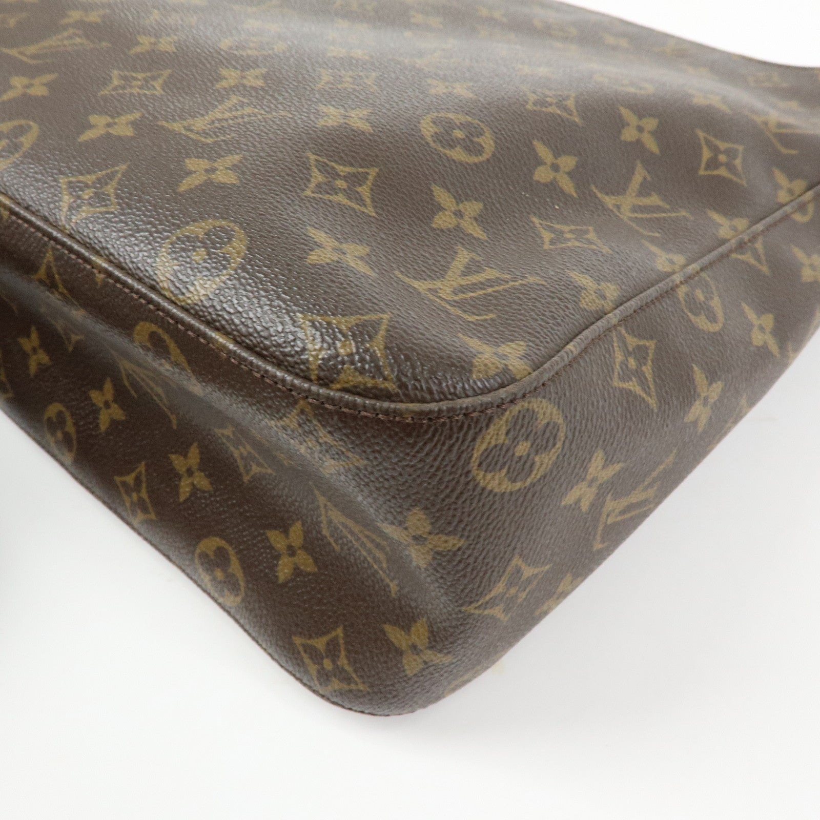 Louis Vuitton Monogram Looping GM Shoulder Bag Brown M51145
