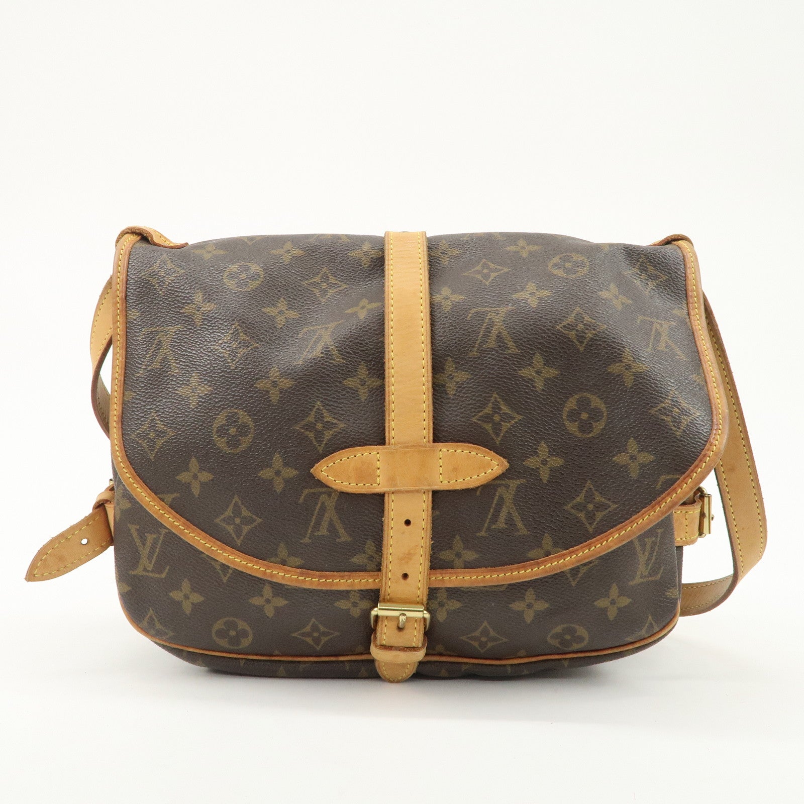 Louis Vuitton Monogram Saumur 30 Shoulder Bag Crossbody Bag M42256