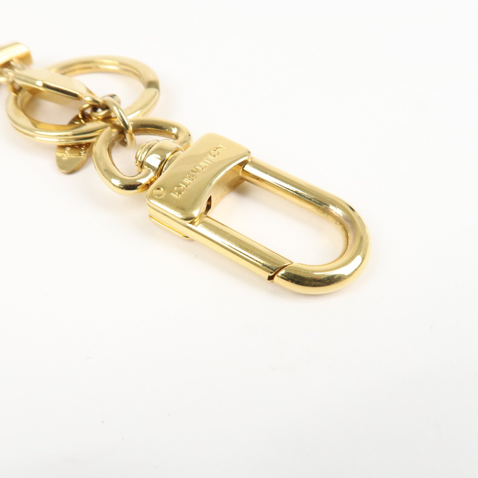 Louis Vuitton LV Facettes Porte Cles Key Chain Bag Charm M65216 Used