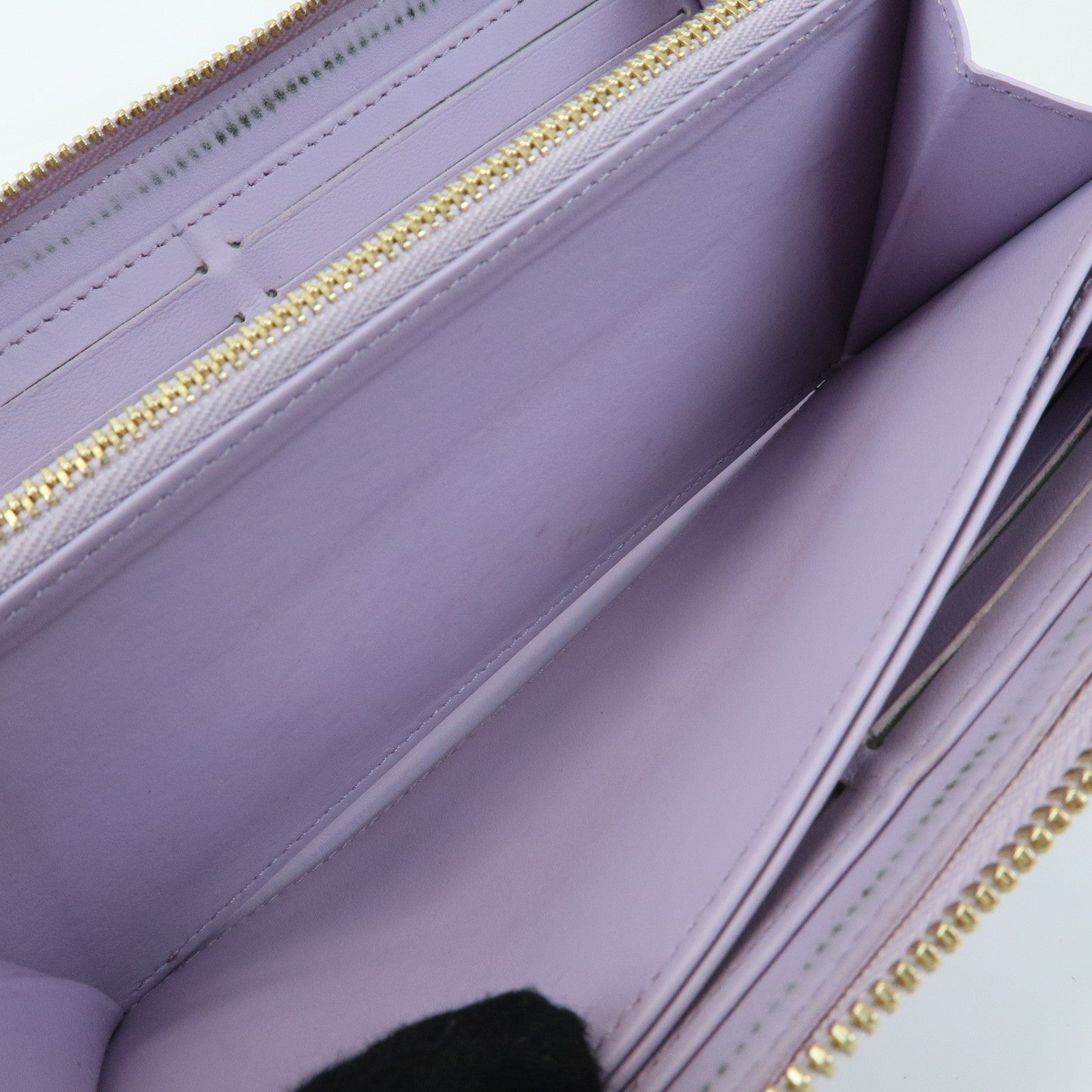Louis Vuitton Monogram Vernis Long Wallet Glossy Lilac M82977