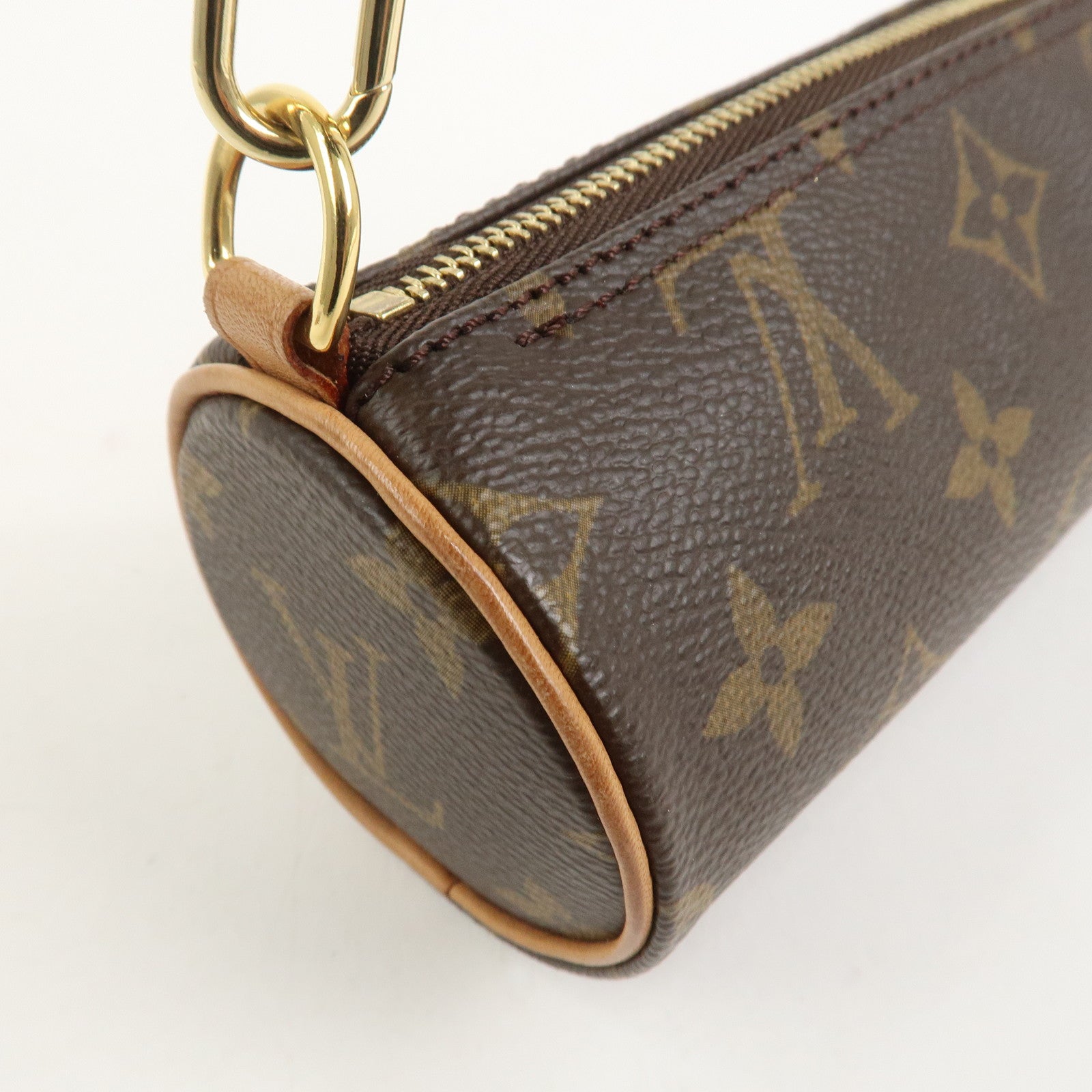 Louis Vuitton Monogram Mini Pouch for Papillon Bag Brown