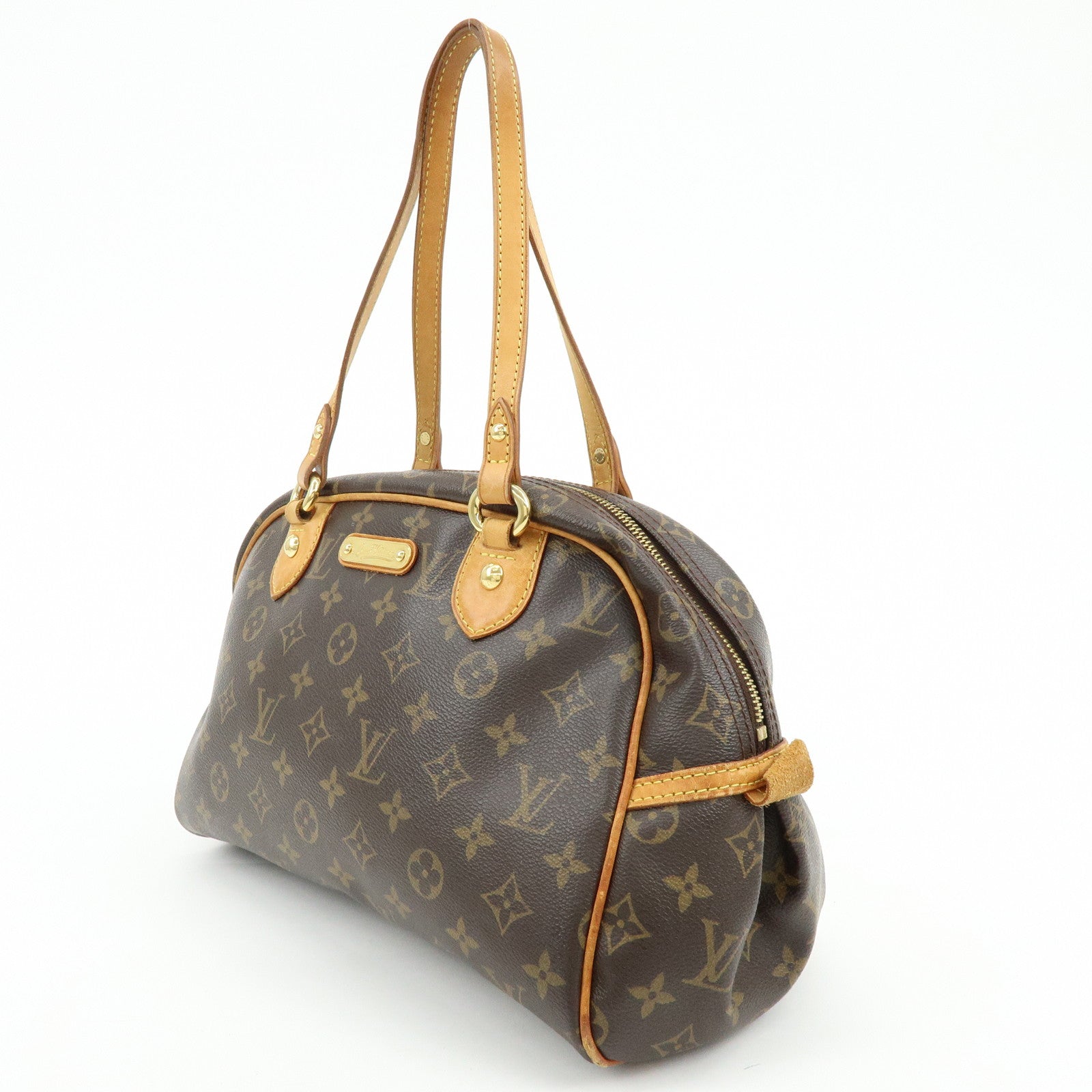 Louis Vuitton Monogram Montorgueil PM Shoulder Bag Brown M95565
