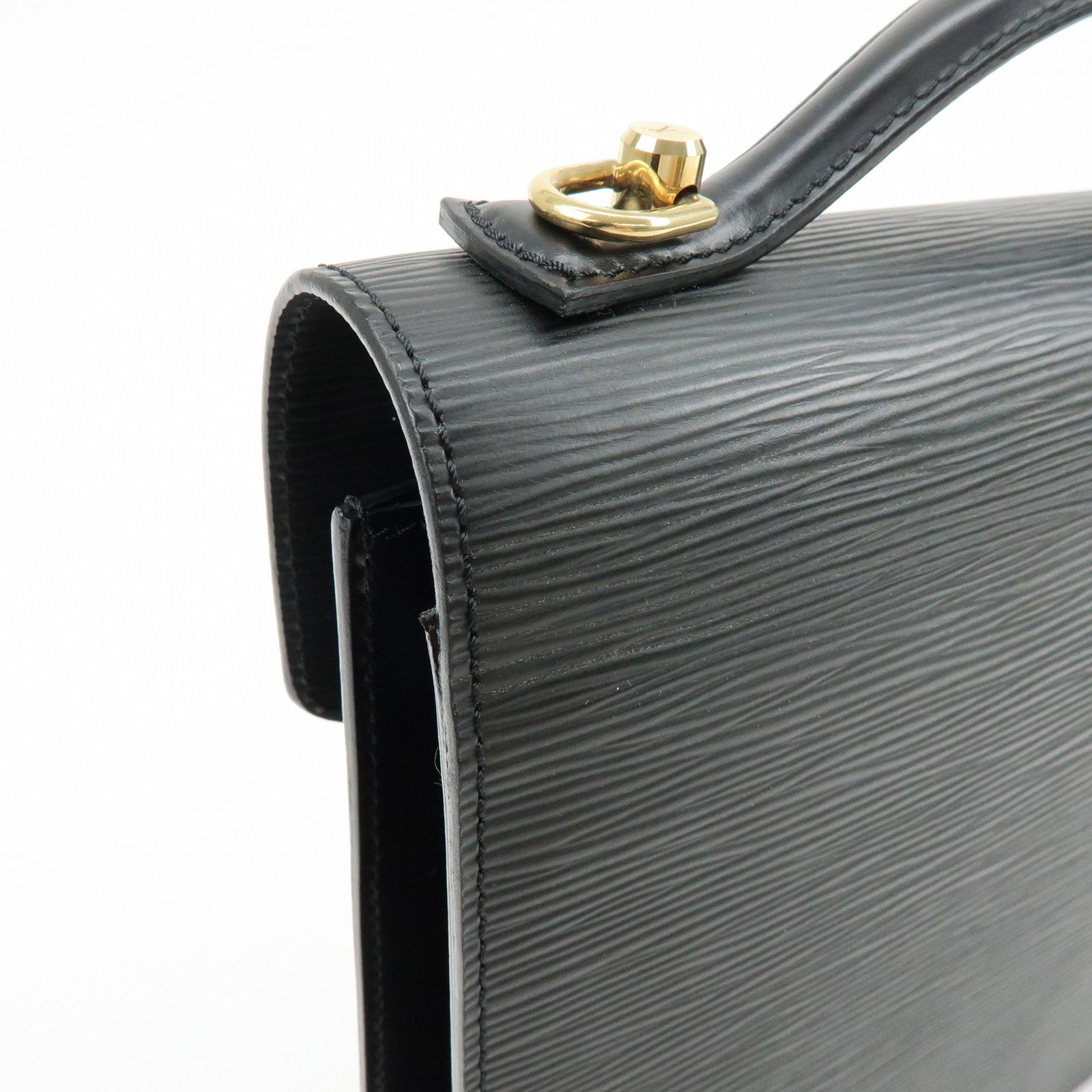 Louis Vuitton Epi Monceau 2Way Shoulder Bag Hand Bag Noir M52122