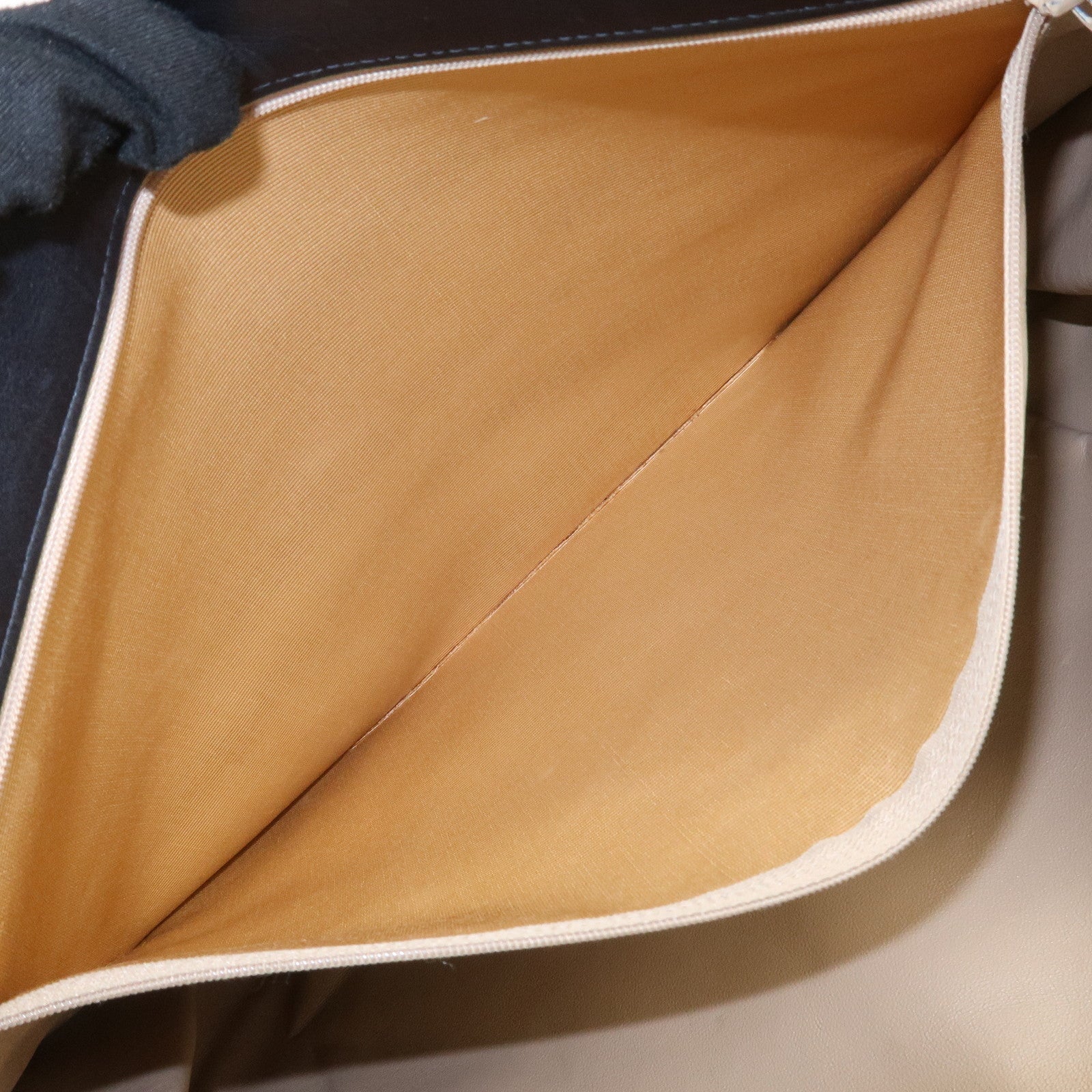 CHANEL COCO Mark Calf Leather Tote Bag Shoulder Bag Black