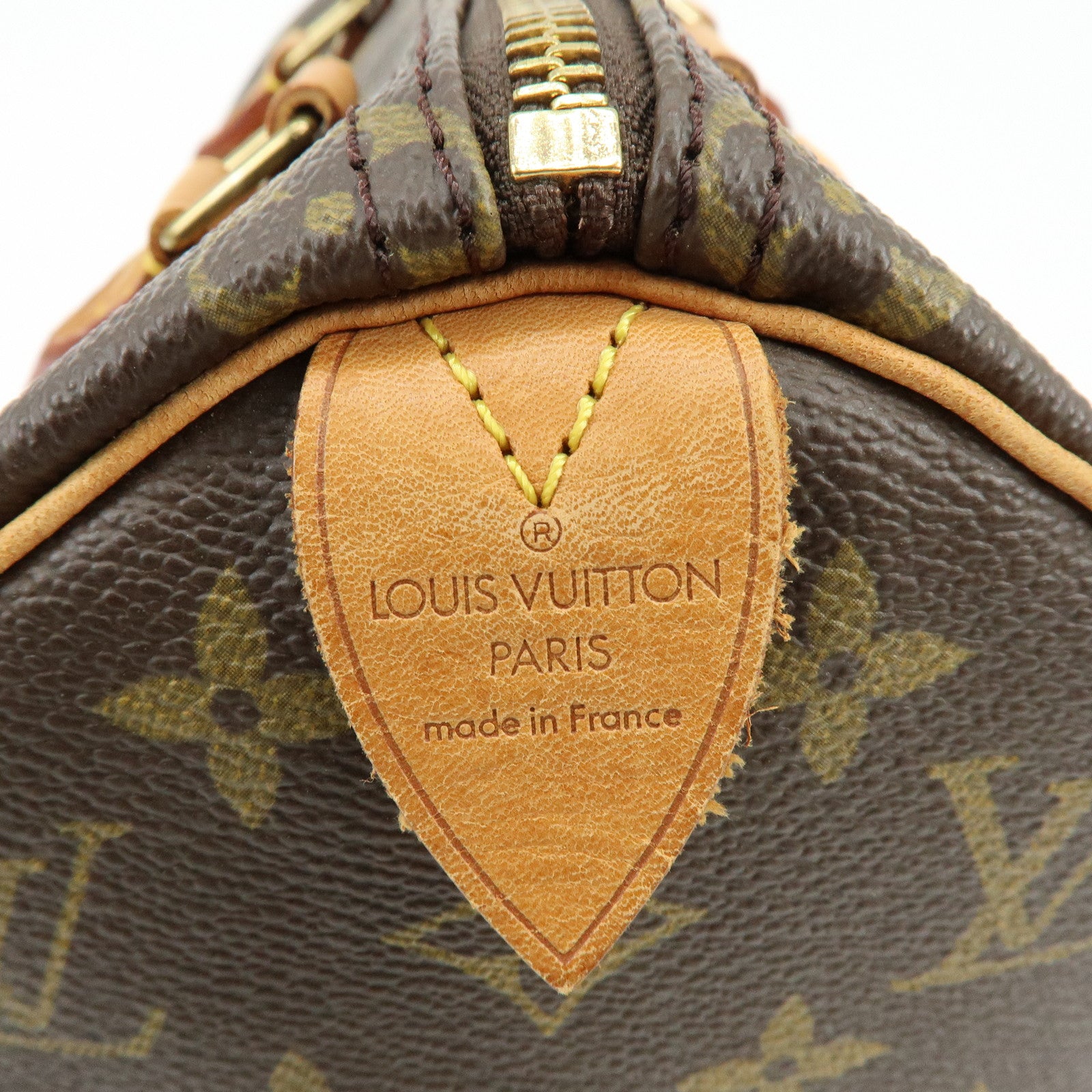 Louis Vuitton Monogram Speedy 25 Boston Bag Hand Bag Brown M41528