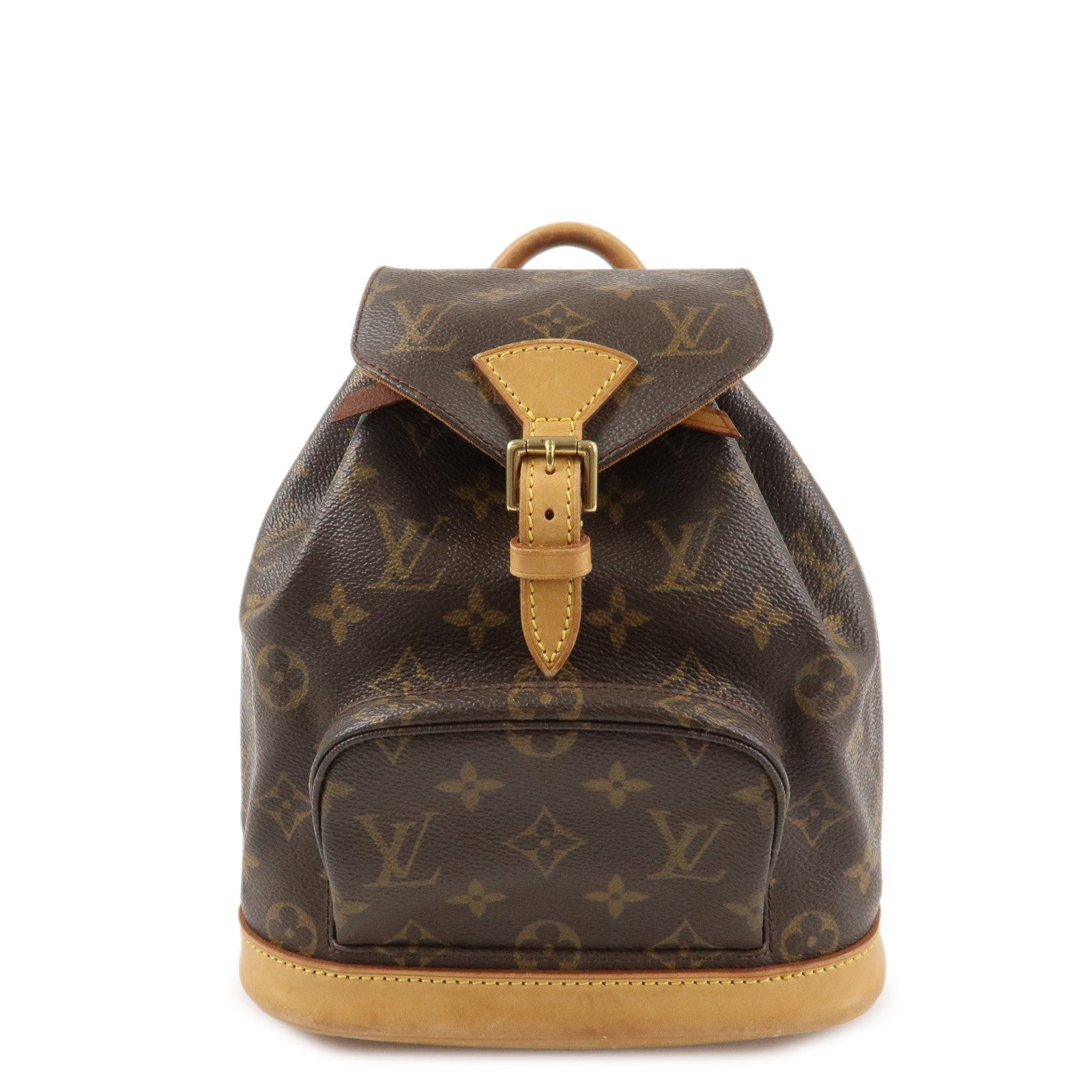 Louis Vuitton Monogram Mini Montsouris Back Pack Brown M51137 Used