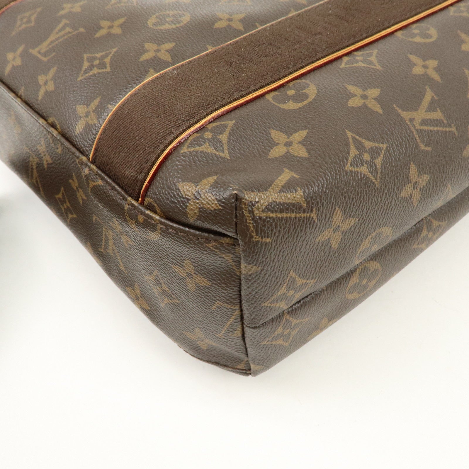 Louis Vuitton Monogram Cabas Beaubourg Tote Bag Brown M53013