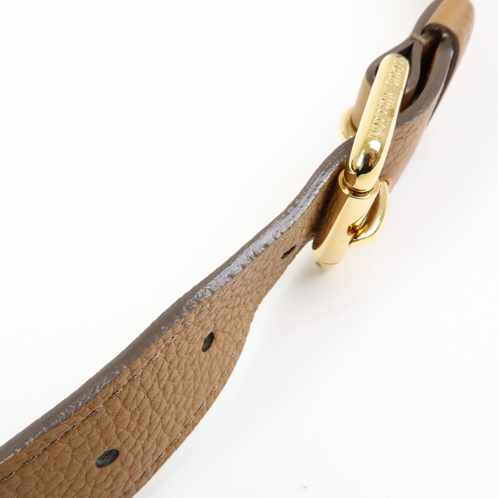 Louis Vuitton Monogram Mahina Selene MM Shoulder Bag Caramel M94214