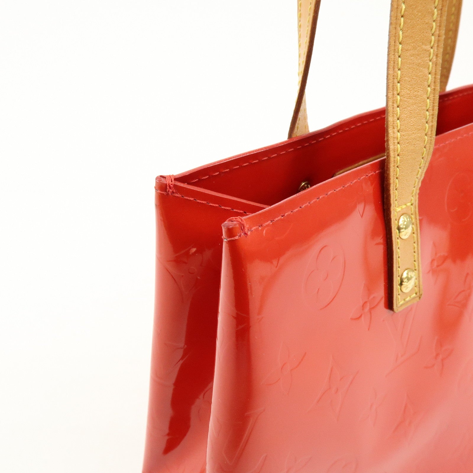 Louis Vuitton Monogram Vernis Lead PM Hand Bag Pomme d'Amour M91990