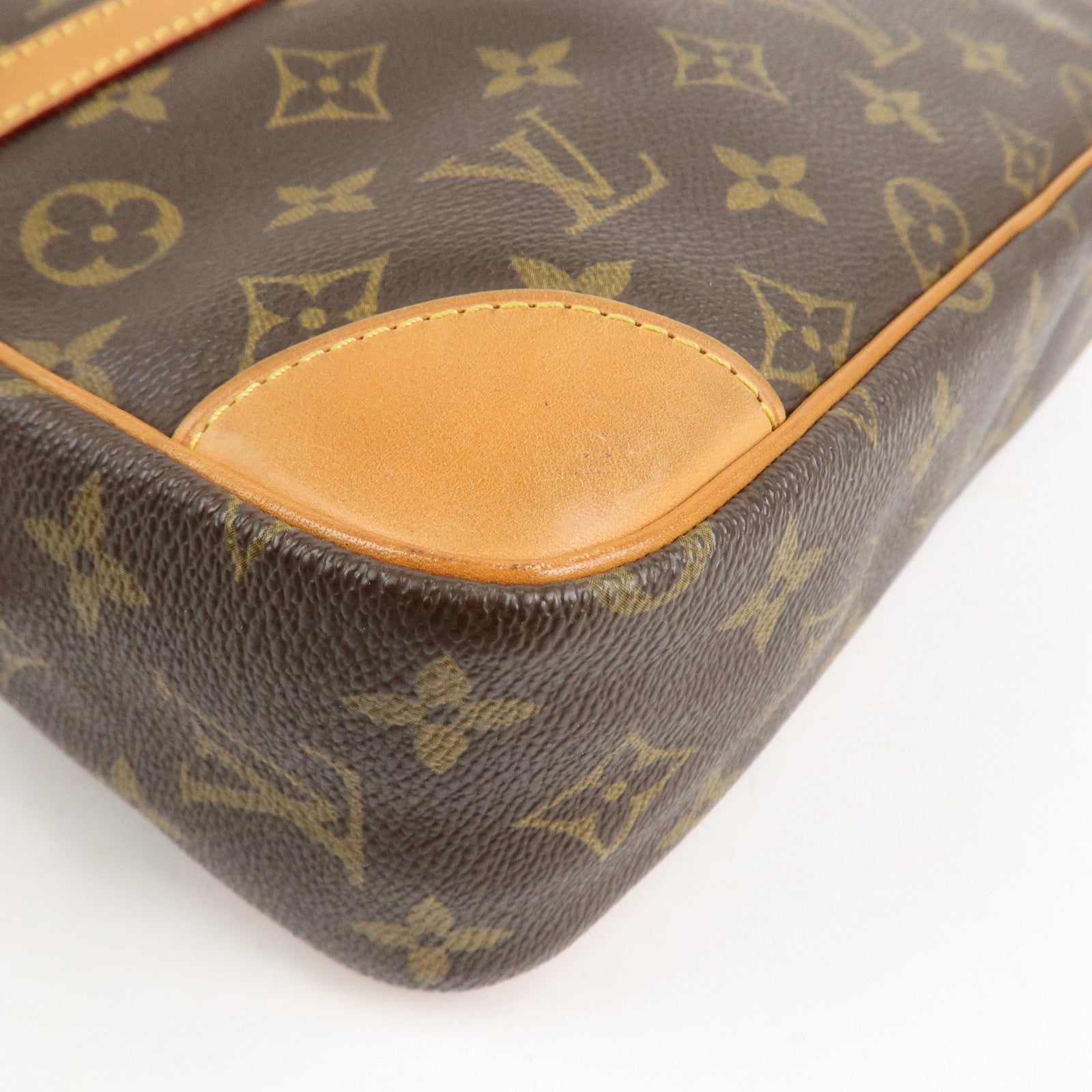 Louis Vuitton Monogram Compiegne 28 Pouch Clutch Bag Brown M51845