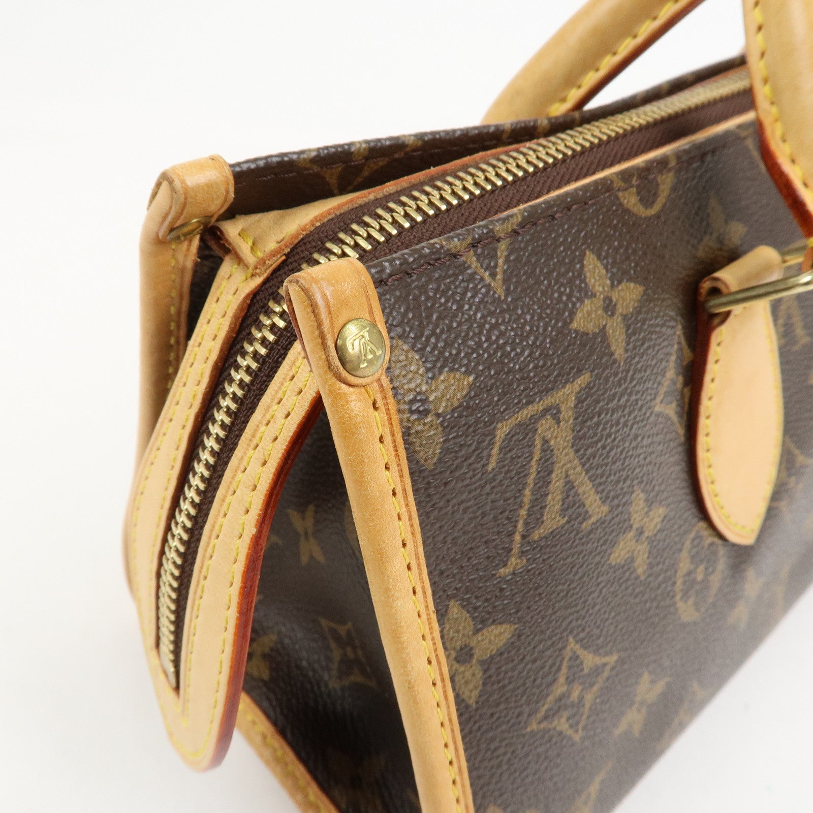 Louis Vuitton Monogram Popincourt Hand Bag Brown M40009
