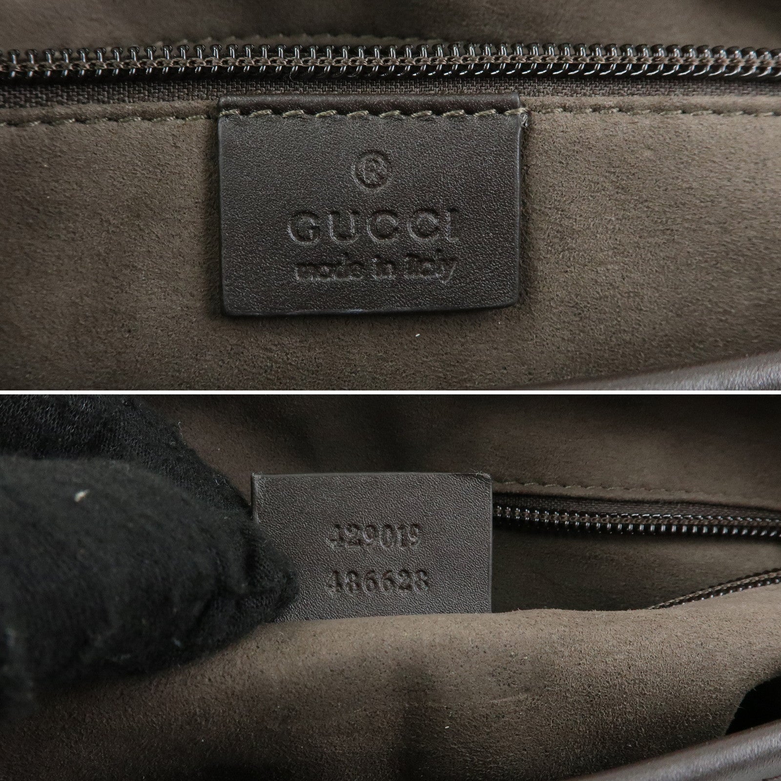GUCCI GG Supreme 2Way Bag Hand Bag Shoulder Bag Beige Brown 429019