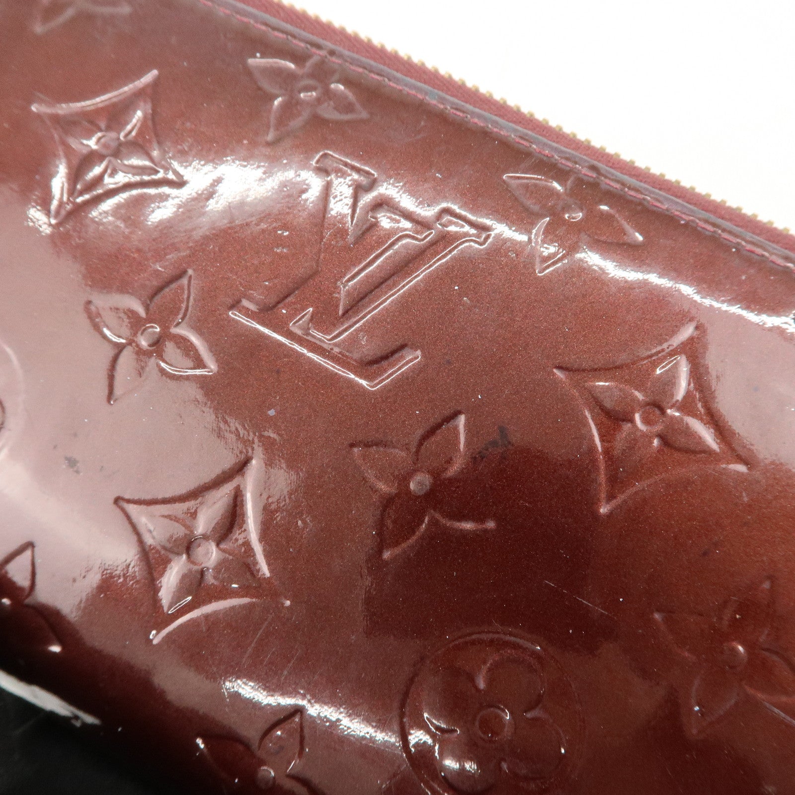 Louis Vuitton Monogram Vernis Leather Set of 2 Wallet M93522/M93575