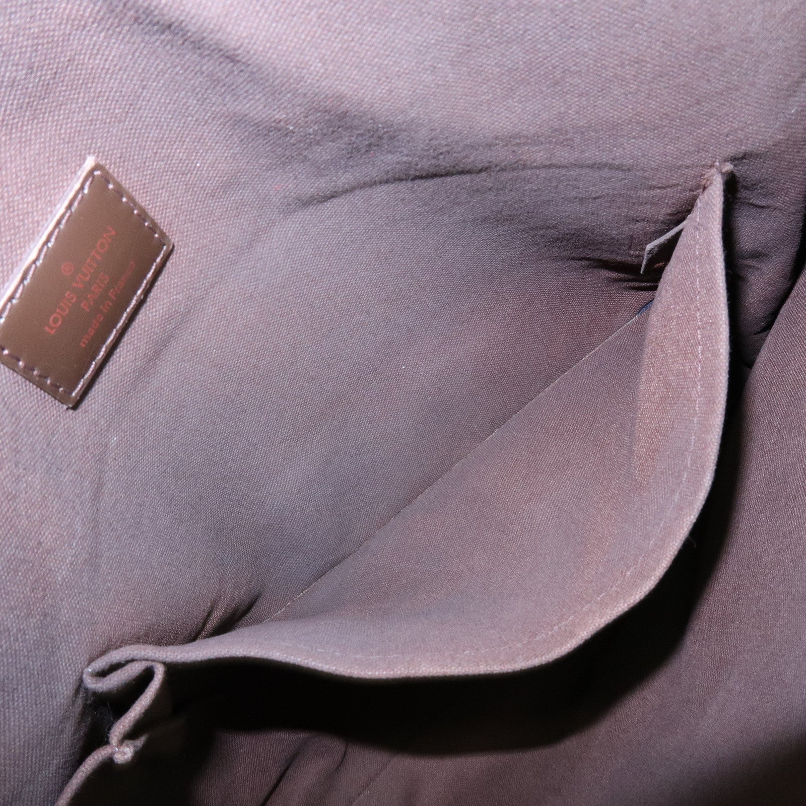 Louis Vuitton Damier Brooklyn Messenger Shoulder Bag Brown N51211