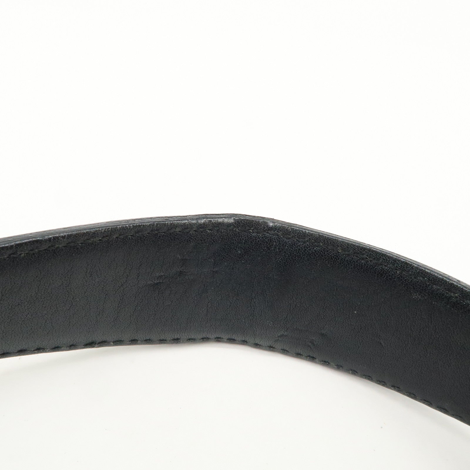 GUCCI Kandensky Denim Leather Shoulder Bag Hand Bag Black 28628