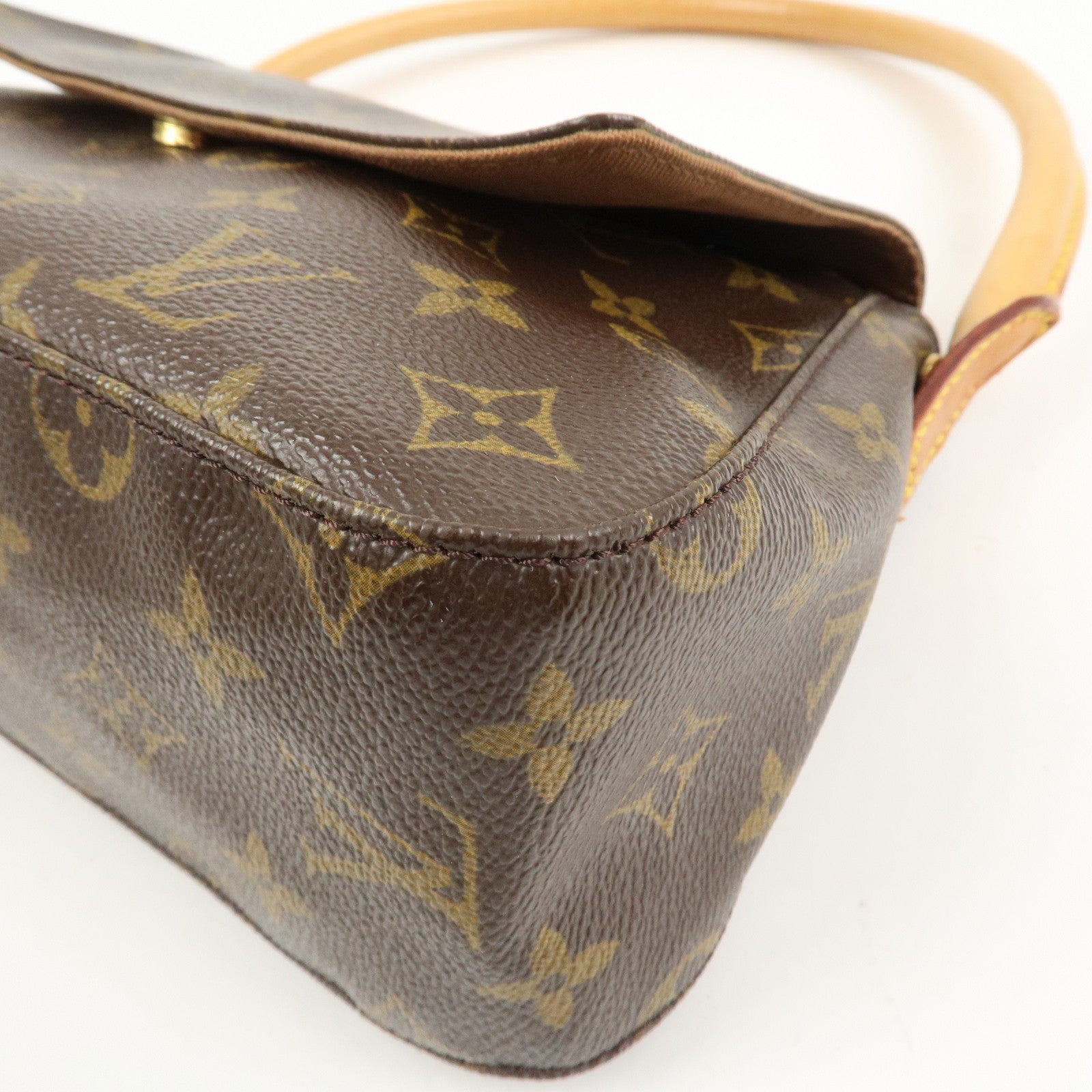 Louis Vuitton Monogram Mini Looping Shoulder Bag Brown M51147