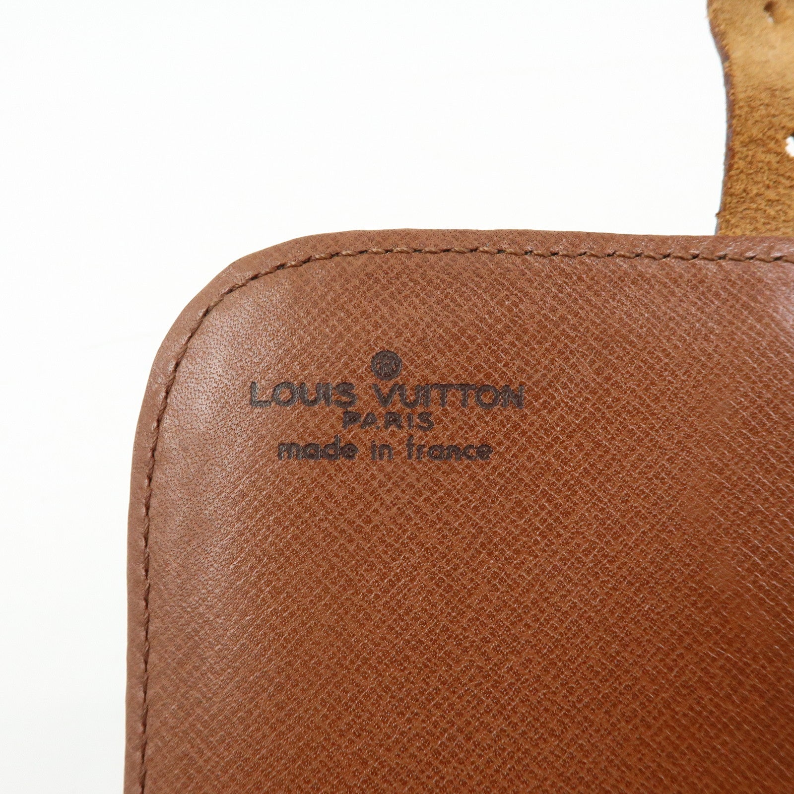 Louis Vuitton Monogram Mini Cartouchiere Shoulder Bag Brown M51254