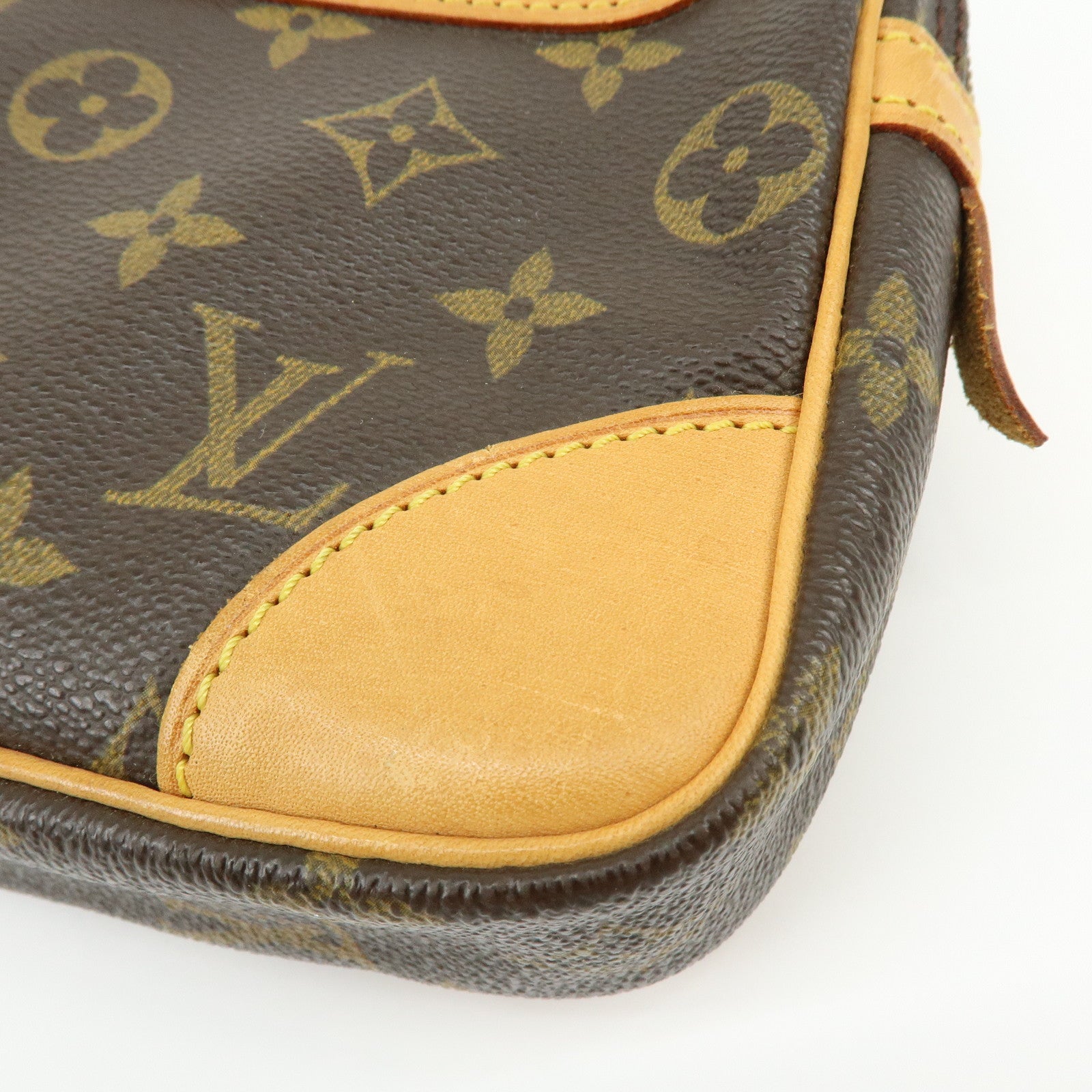 Louis Vuitton Monogram Marly Dragonne GM Clutch Bag Brown M51825
