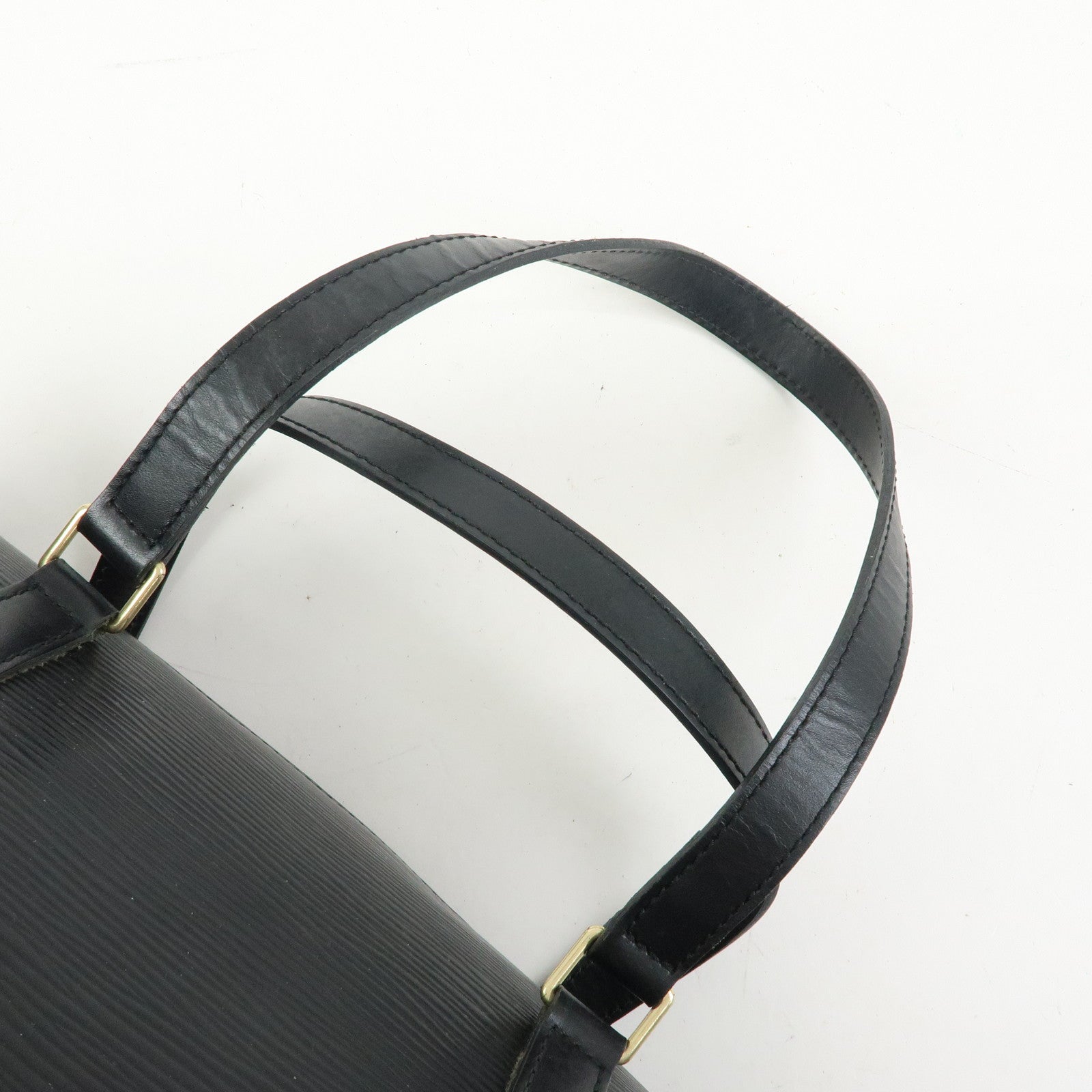 Louis Vuitton Epi Soufflot Leather Shoulder Hand Bag Noir M52222