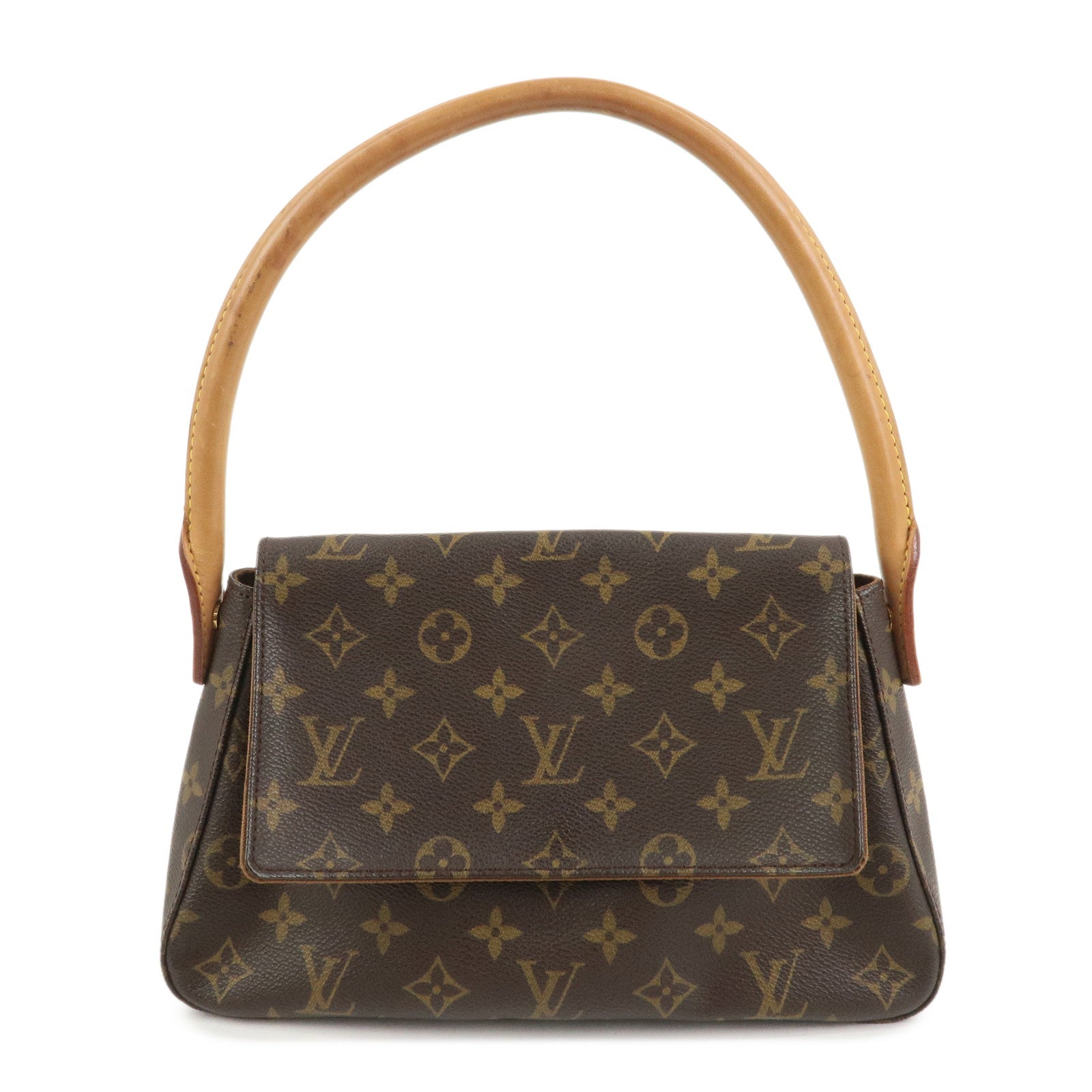 Louis Vuitton Monogram Mini Looping Shoulder Bag Brown M51147