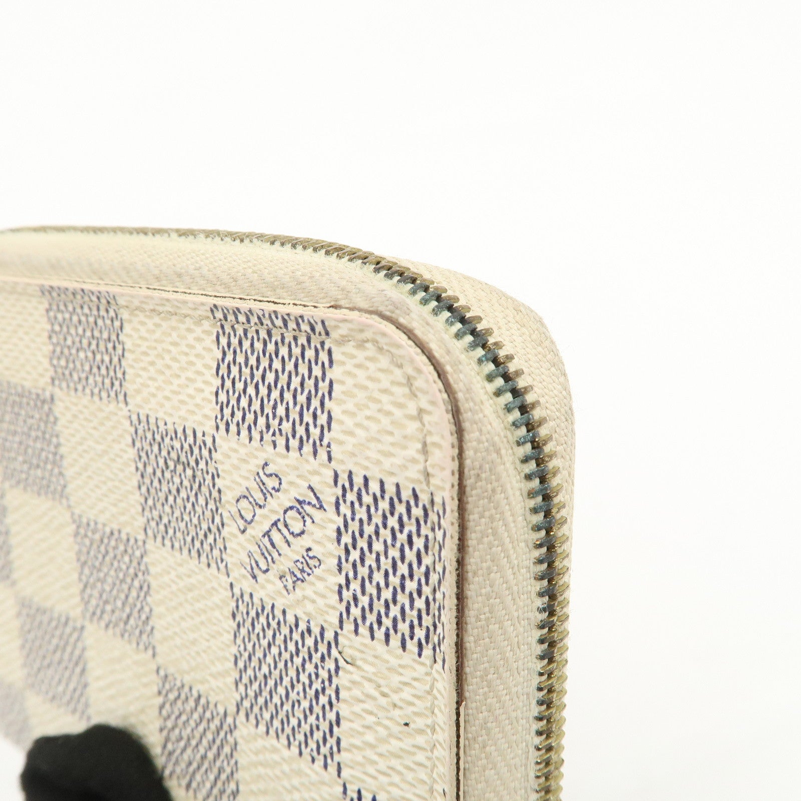 Louis Vuitton Damier Azur Zippy Coin Purse Coin Case Ivory N63069