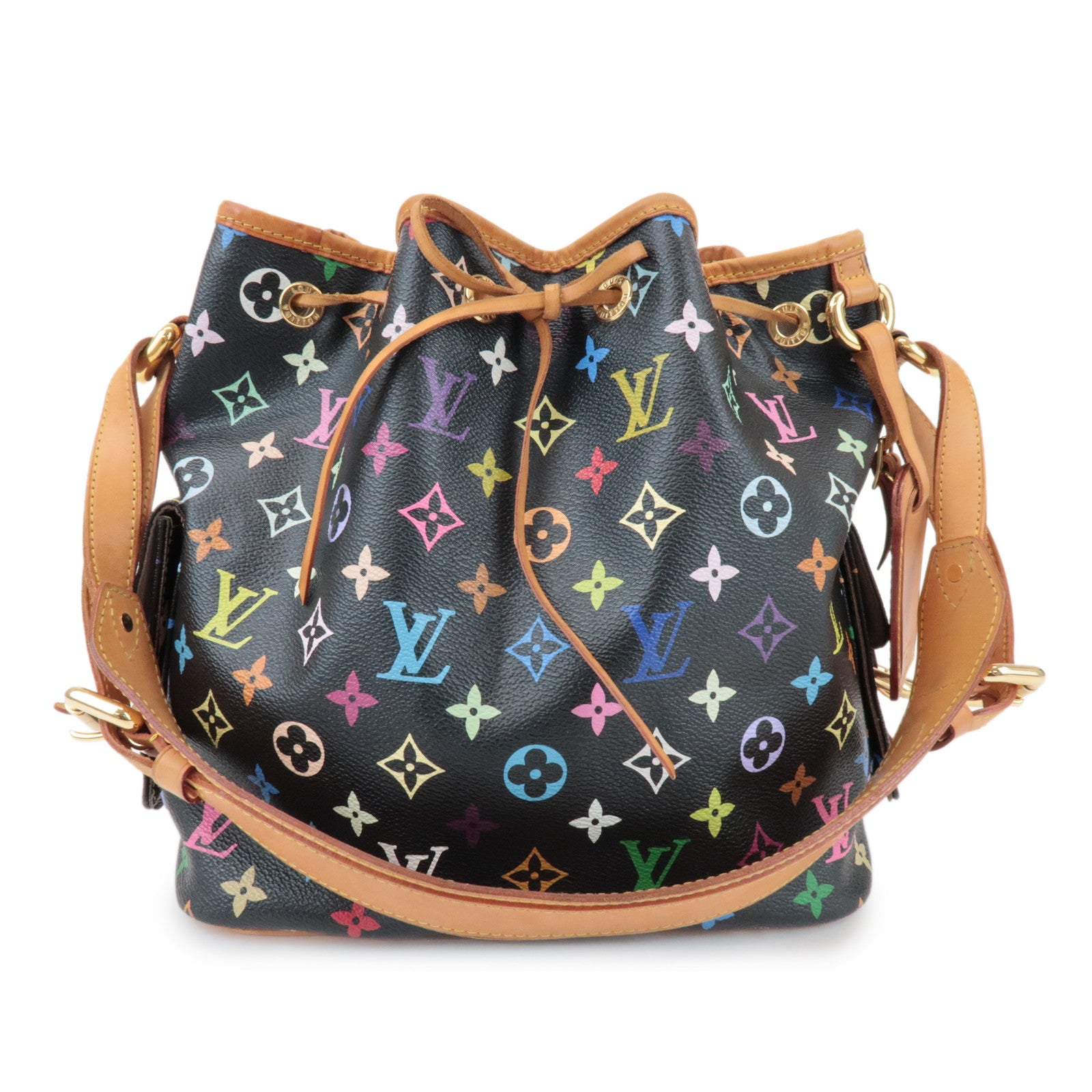 Louis Vuitton Monogram Multicolor Petit Noe Bag Noir M42230