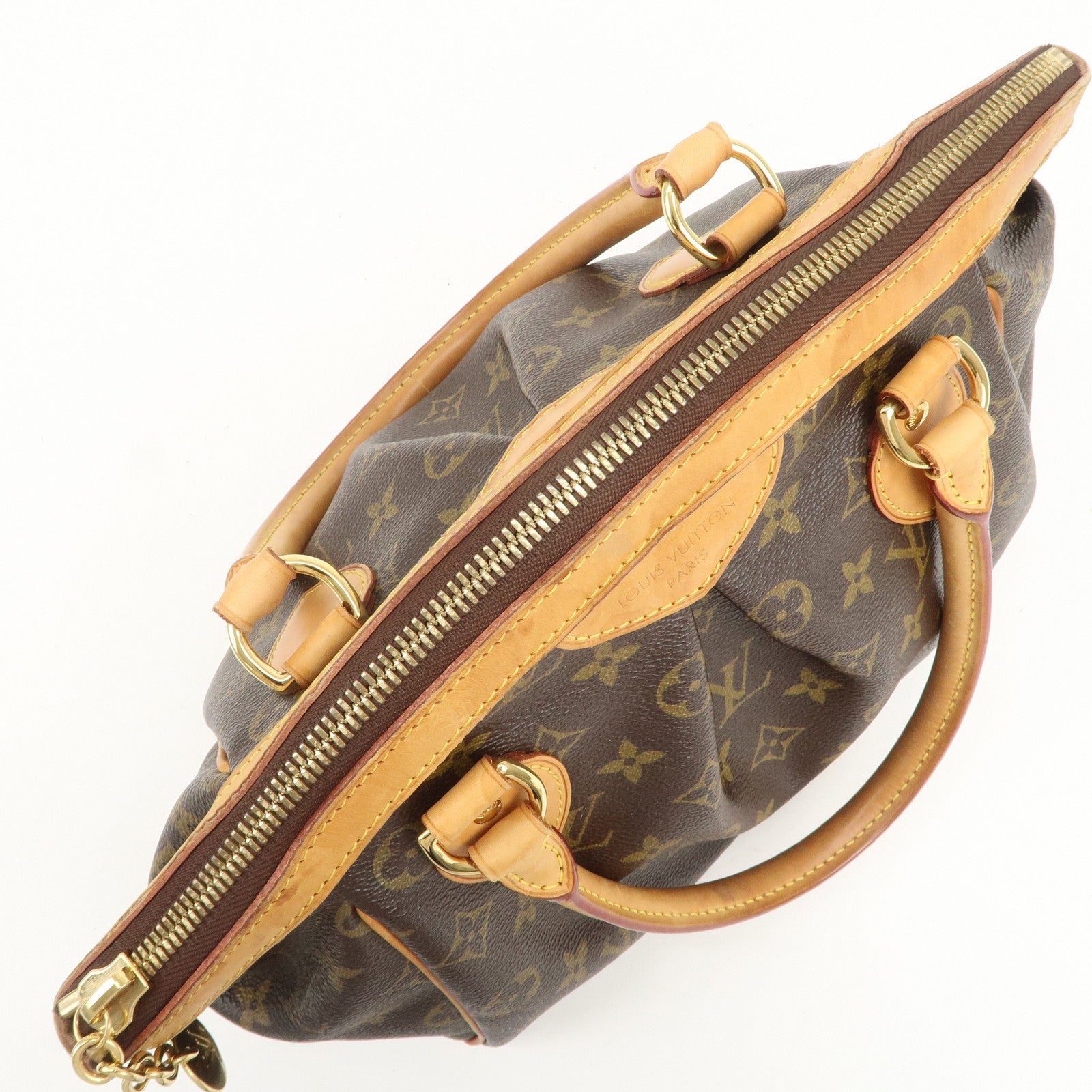 Louis Vuitton Monogram Tivoli PM Hand Bag Shoulder Bag Brown M40143