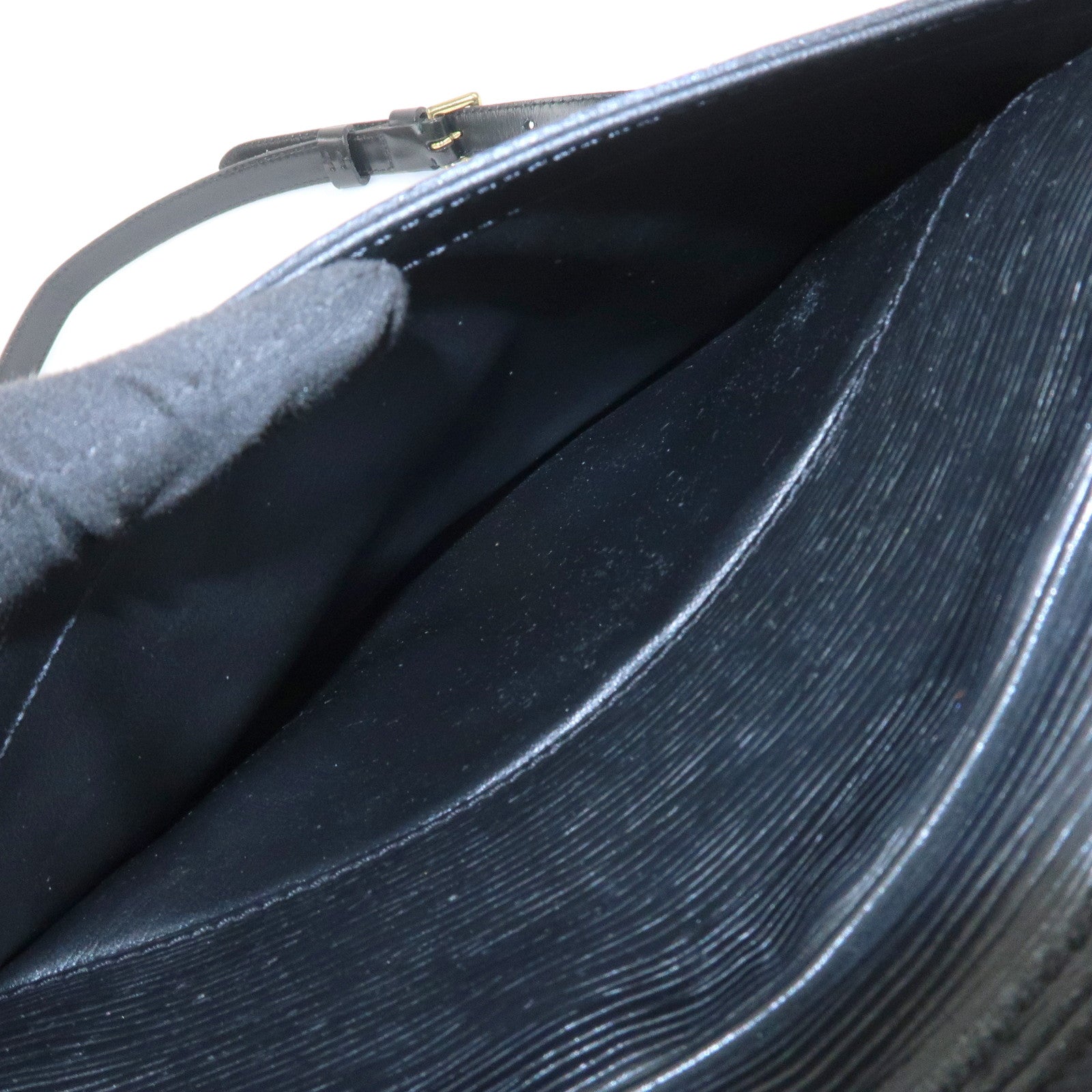 Louis Vuitton Epi Jeune Fille Shoulder Crossbody Bag Noir M52152