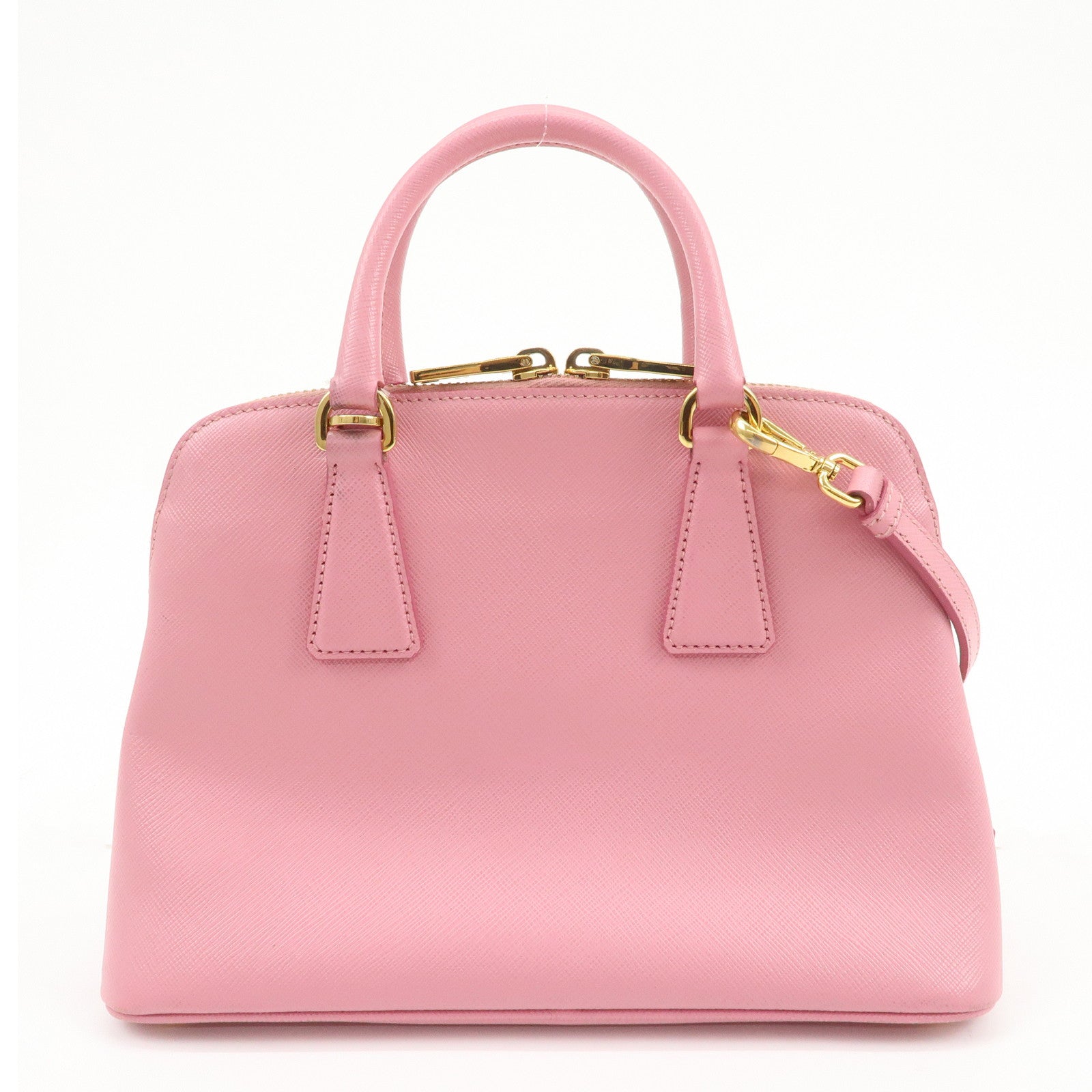 PRADA Triangle Logo Saffiano Leather Promenade Small 2WayBag BL0838
