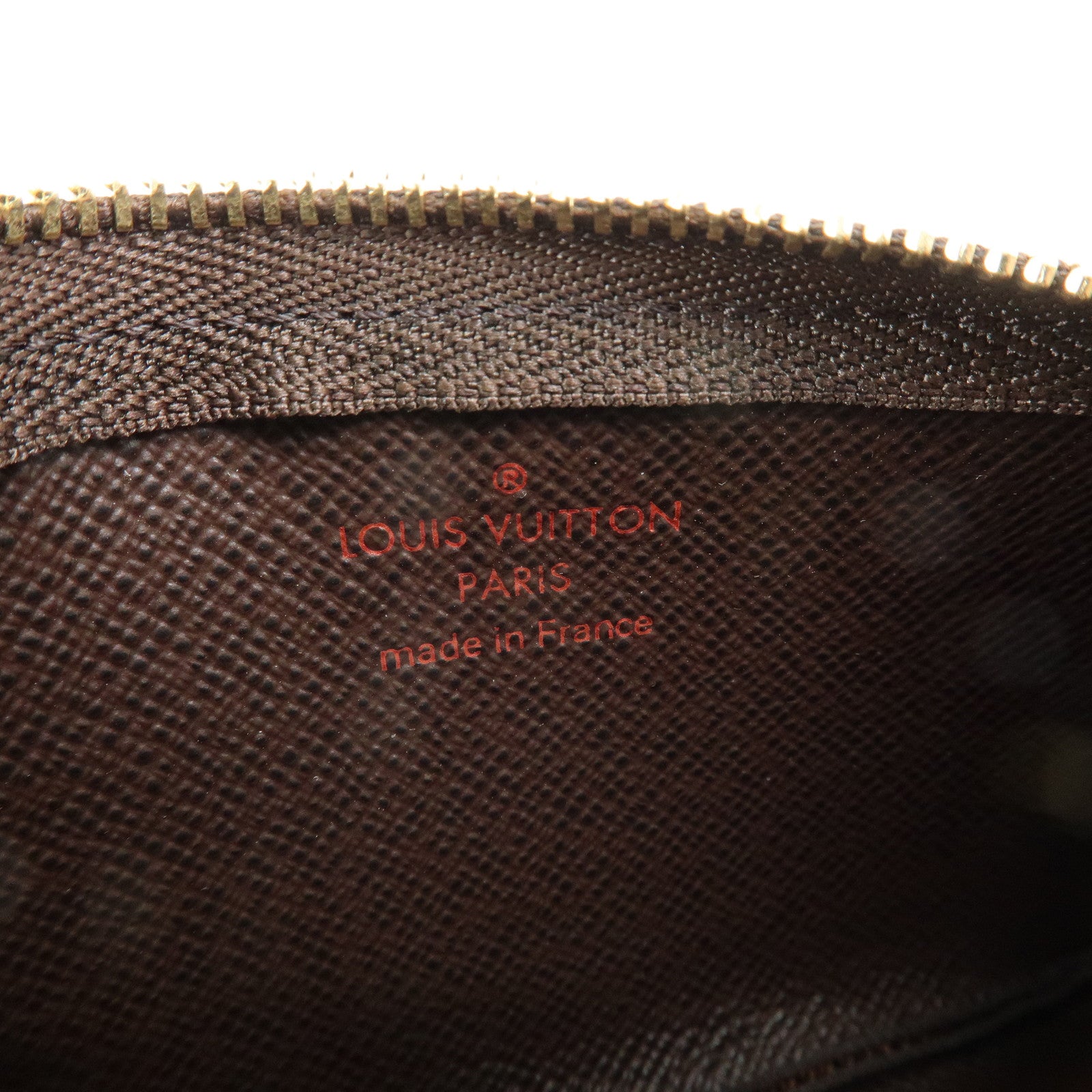 Louis Vuitton Damier Canvas Pochette Cles Damier Ebene N62658