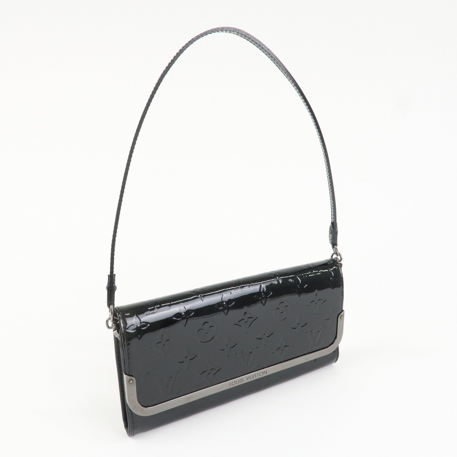Louis Vuitton Monogram Vernis Rossmore MM Shoulder Bag Noir M90069 Used