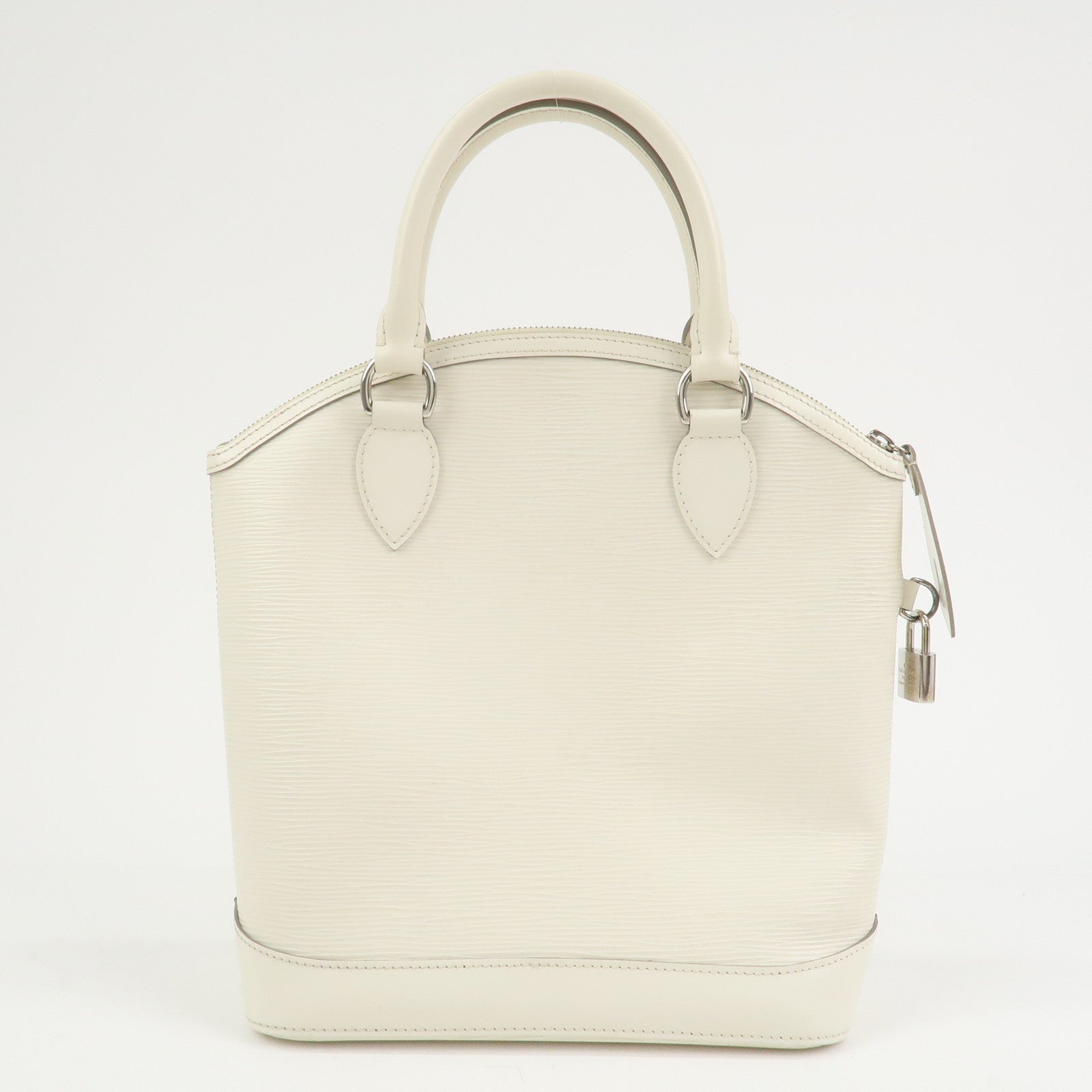 Louis Vuitton Epi Lockit Hand Bag Tote Bag Ivoire White M4229J