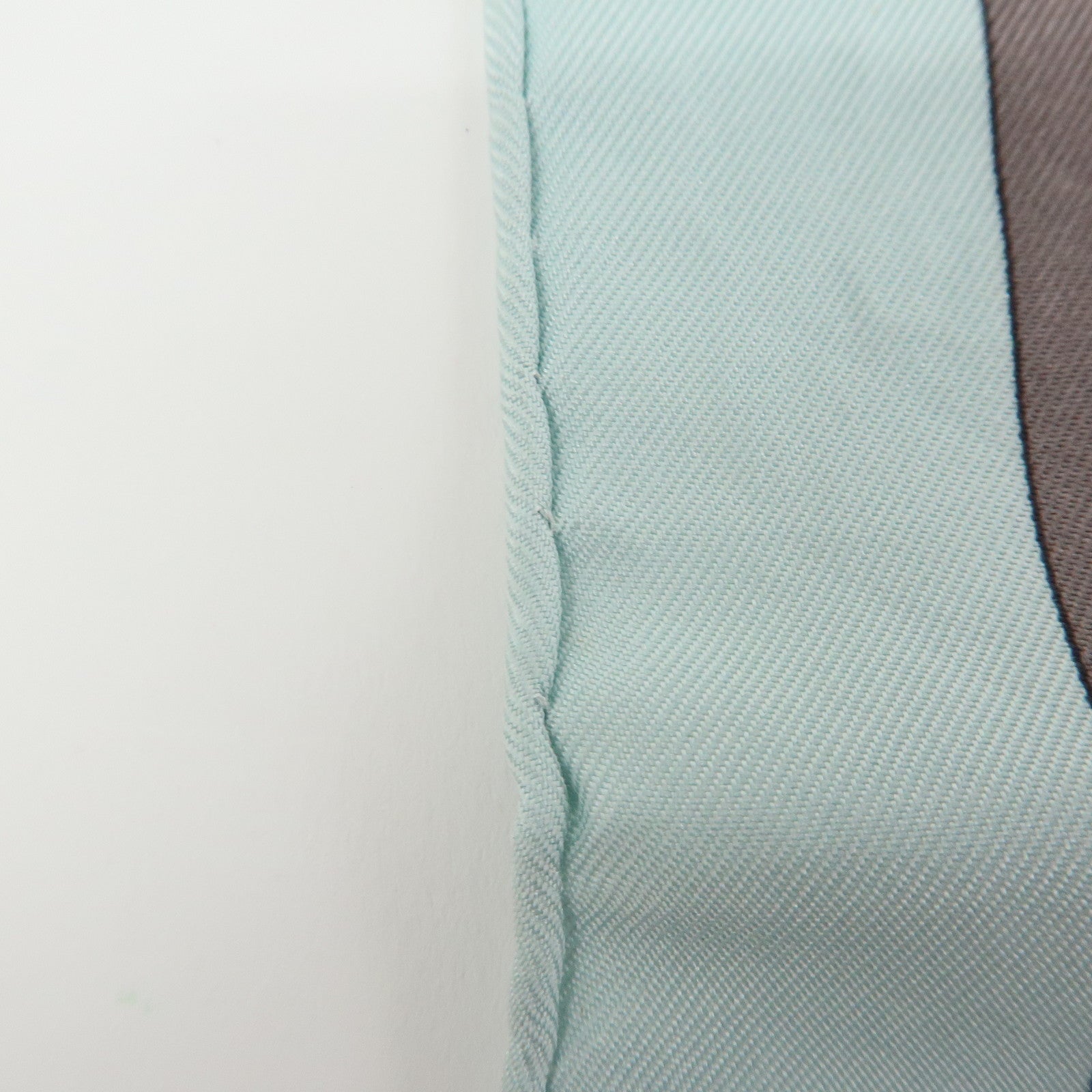 HERMES Carre 90 Silk 100% Scarf CROWN Sky Blue White