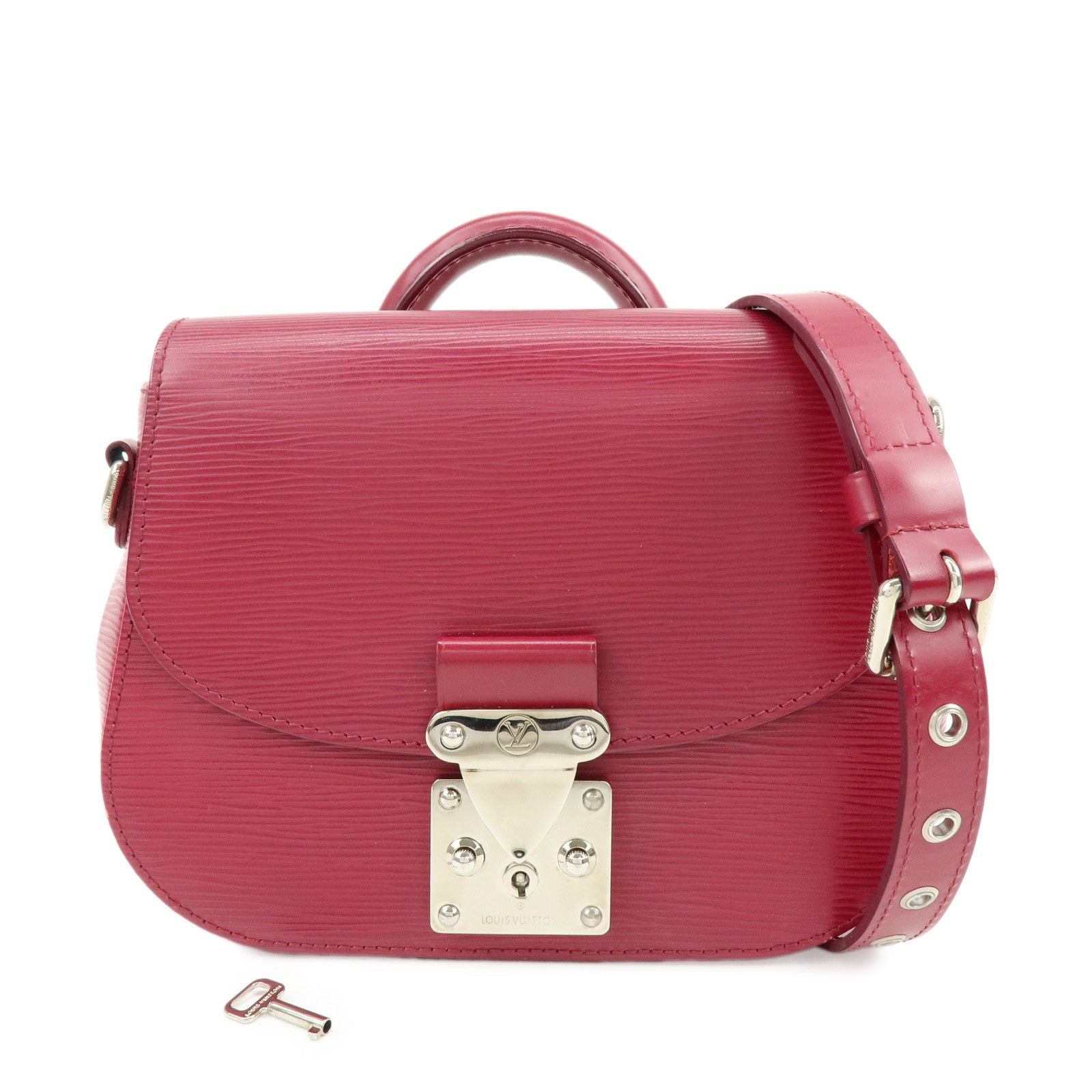Louis Vuitton Epi Eden PM 2Way Shoulder Bag Hand Bag Fuchsia M40652