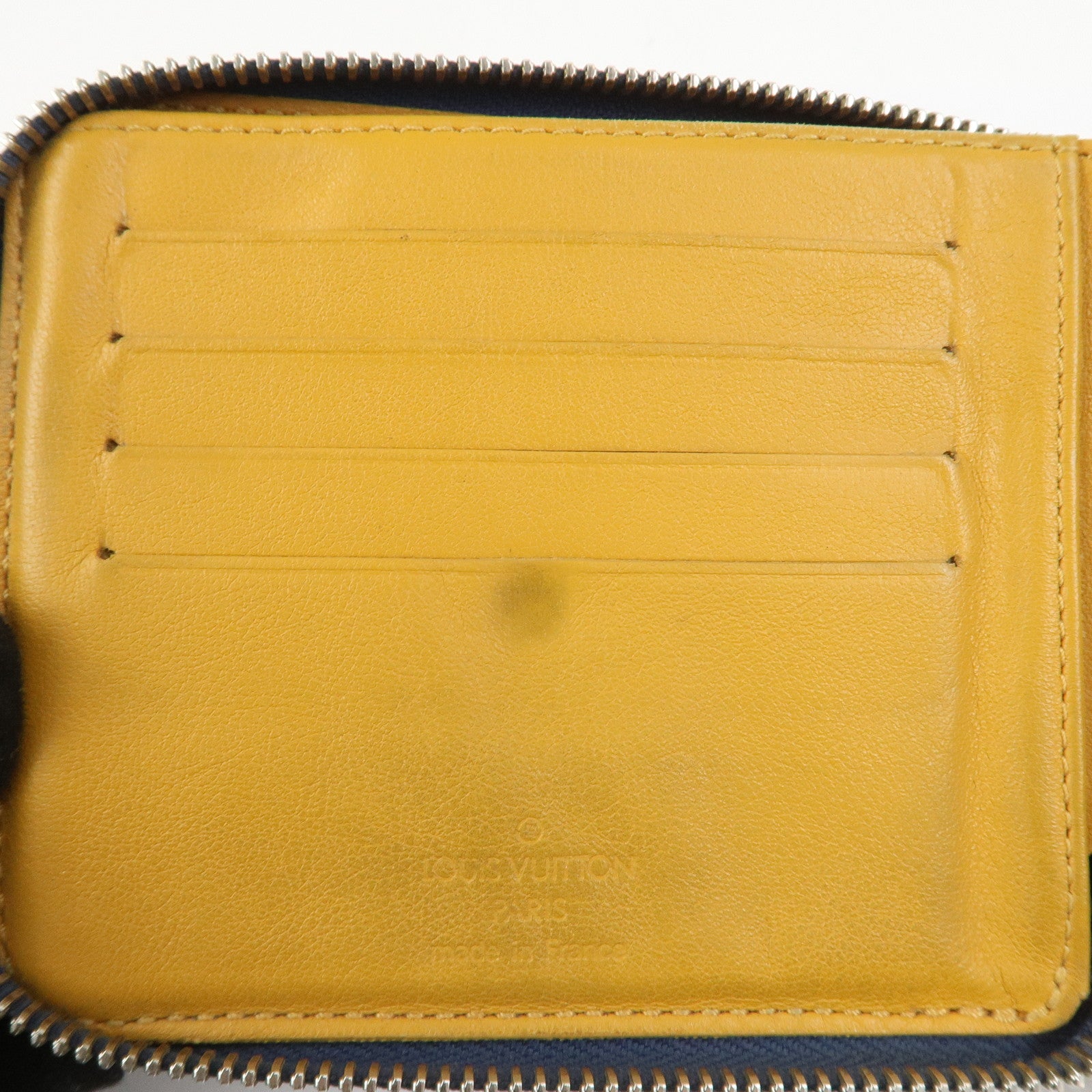 Louis Vuitton Monogram Denim Mini Zippy Wallet Blue M95342