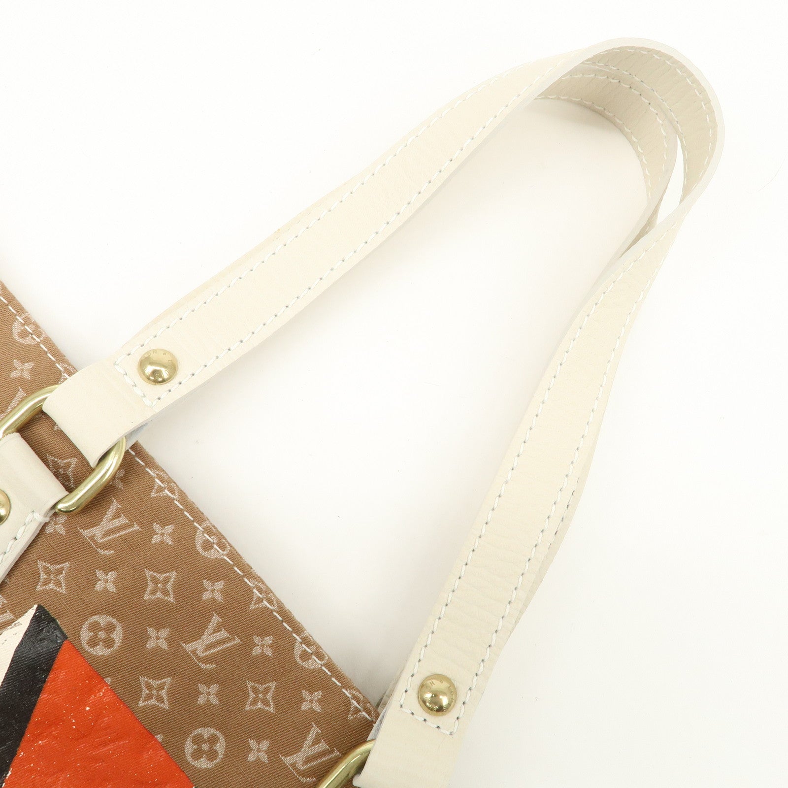 Louis Vuitton Monogram Mini Tanger Canvas Tote Bag Camel M40022